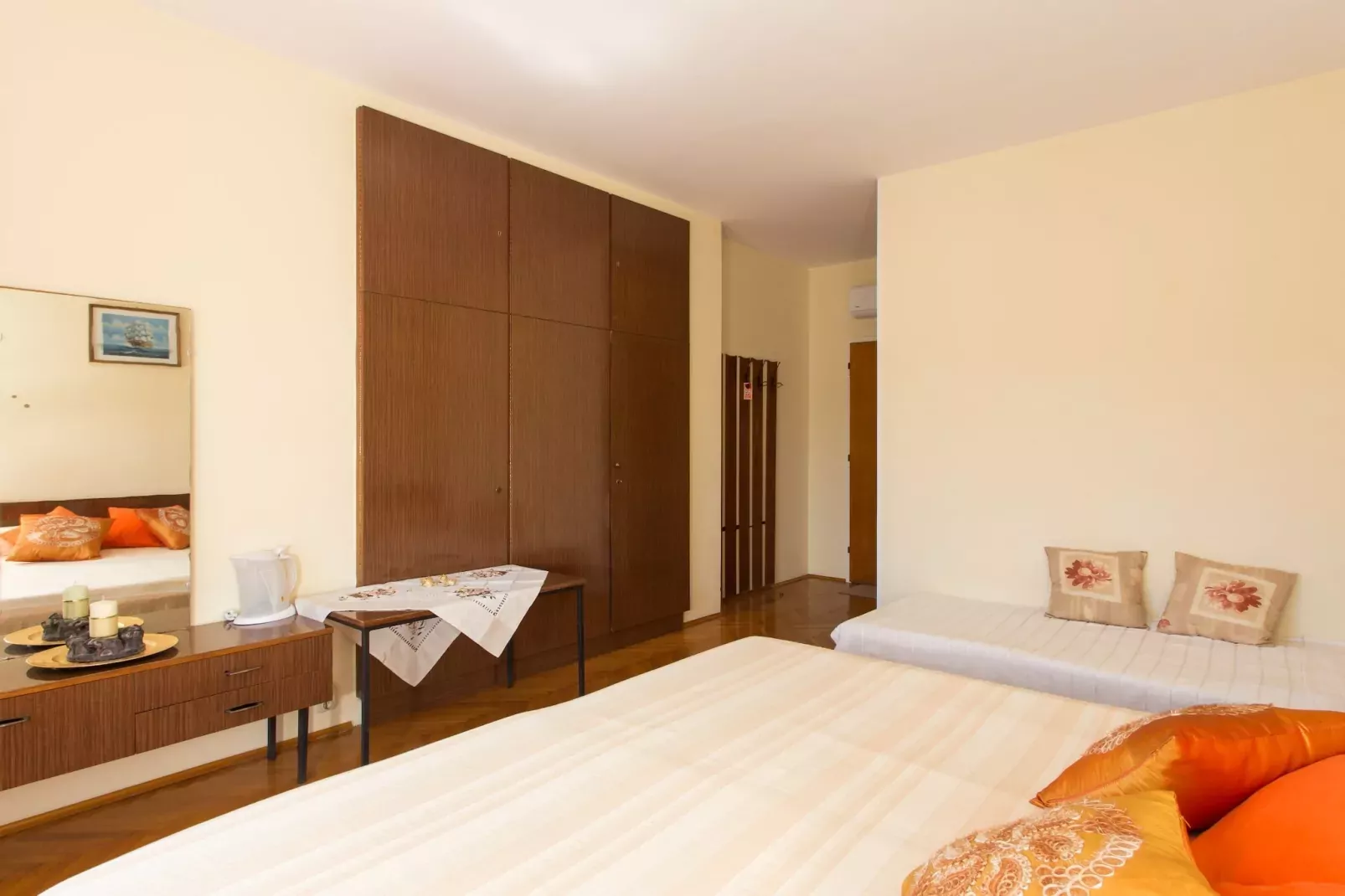 Villa Malfi - Standard Double Room with Sea View (S3)-Bedroom