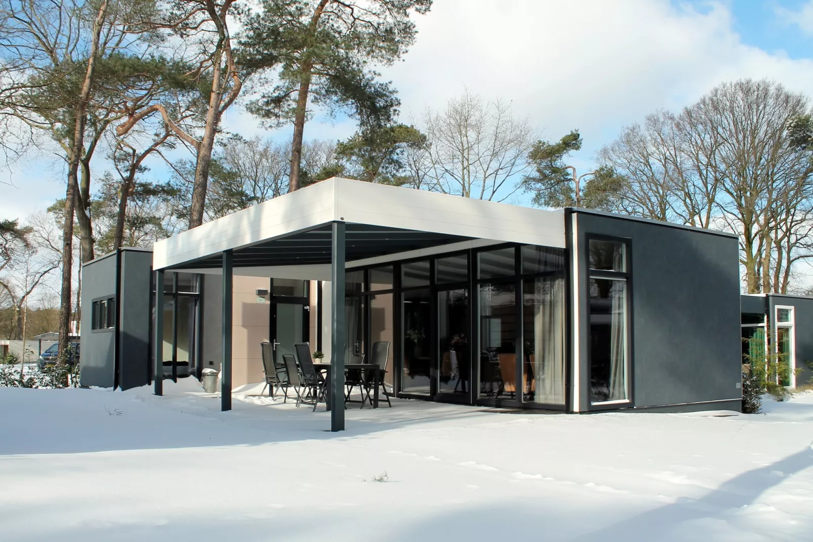 Forest Villa | 2 - 6 people-Exterior winter