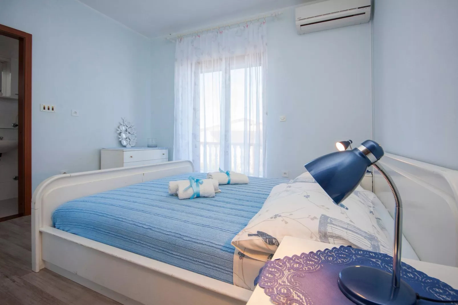 Apartments and Rooms Mikelin - Blue Room 3-Bedroom