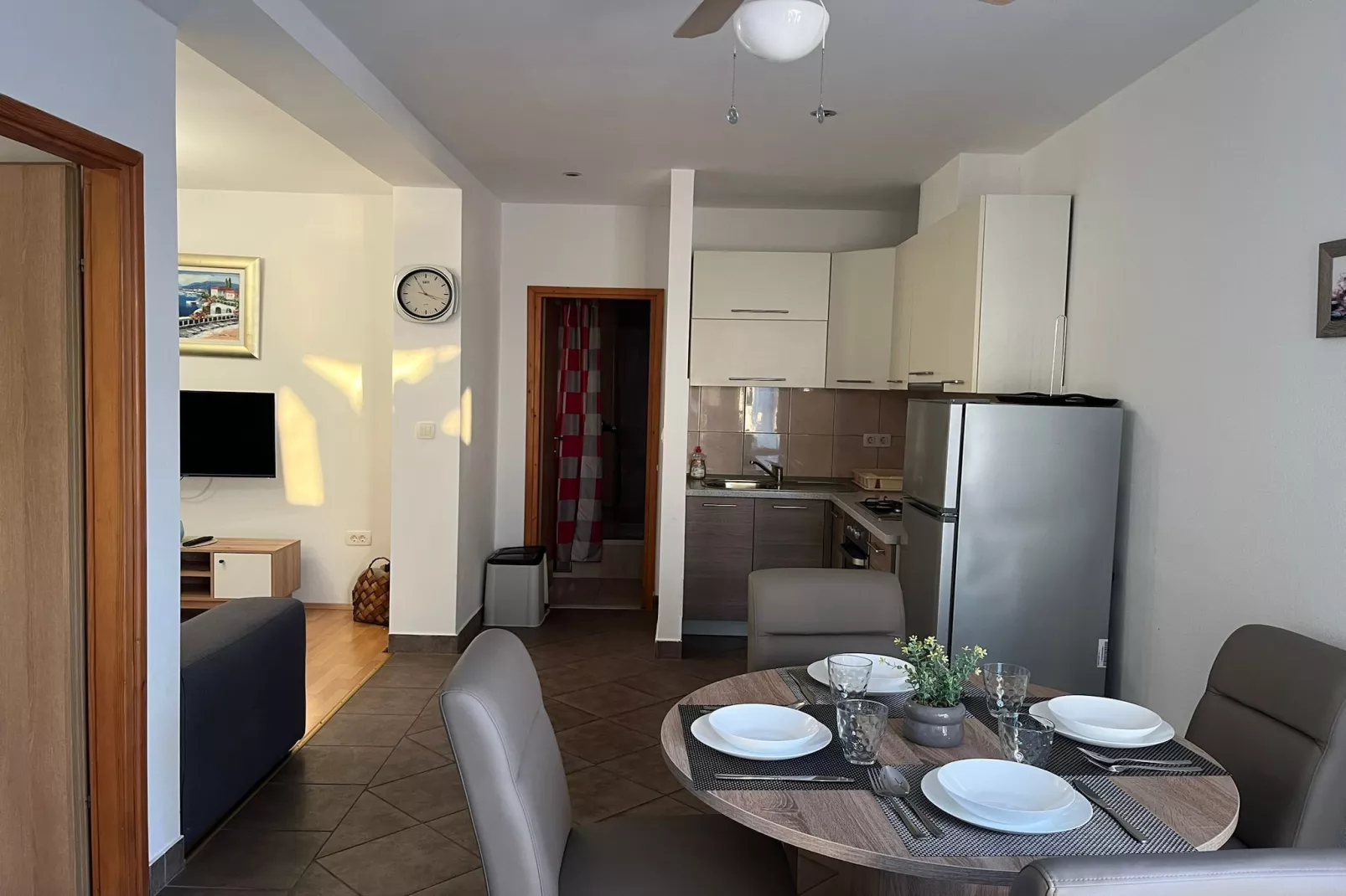 Apartments Sun Rogoznica - A1-Salle à manger