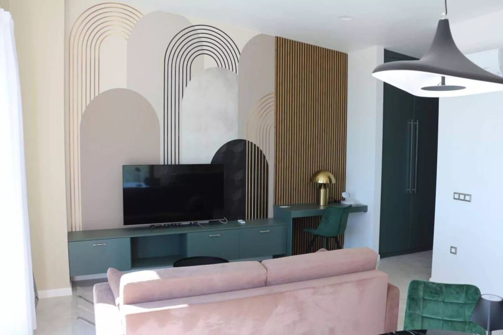 Apartments Marvi - one bedroom apartment (Right)-Wohnzimmer