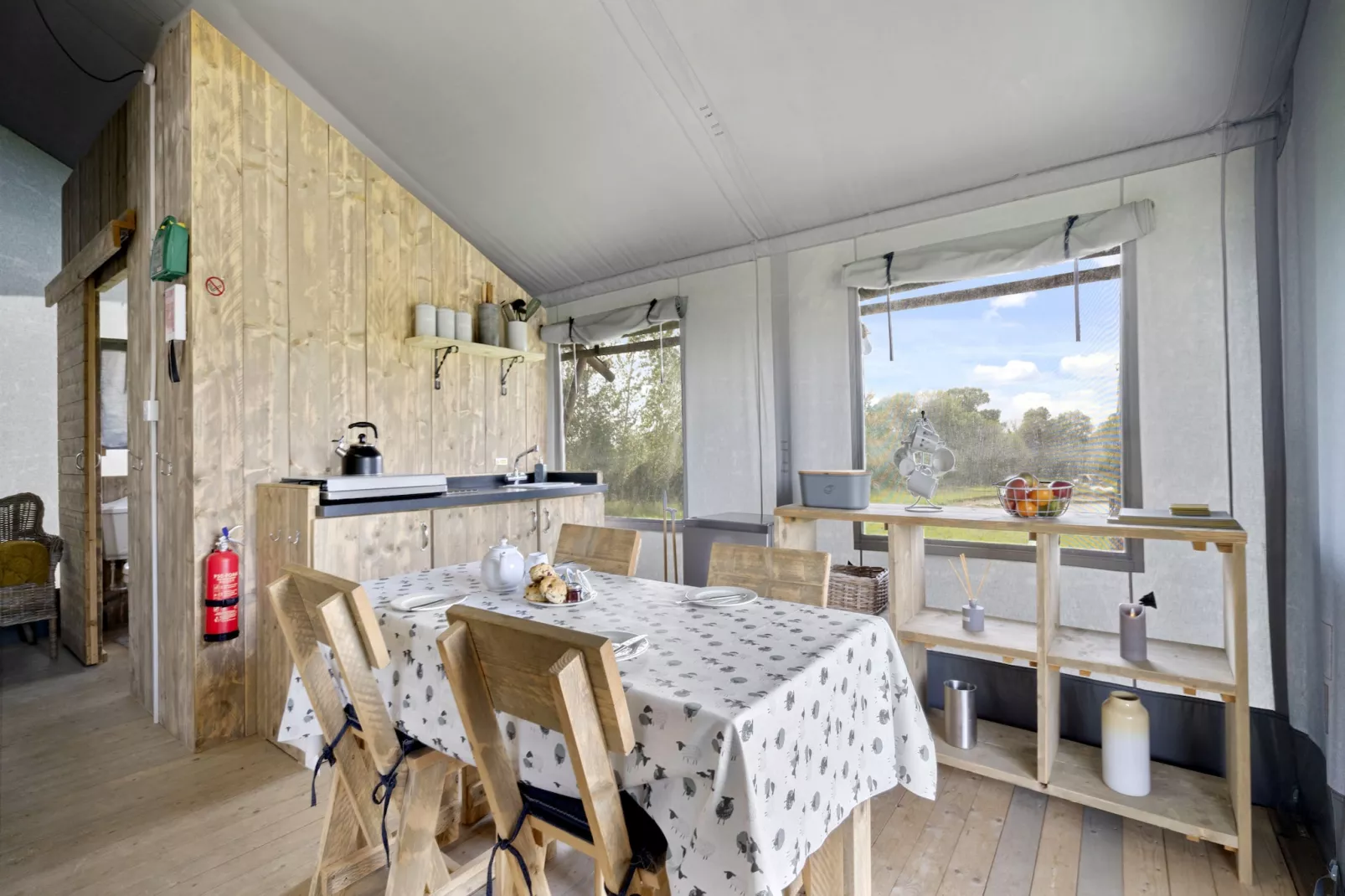 The Herdwick Safari Tent-Kitchen