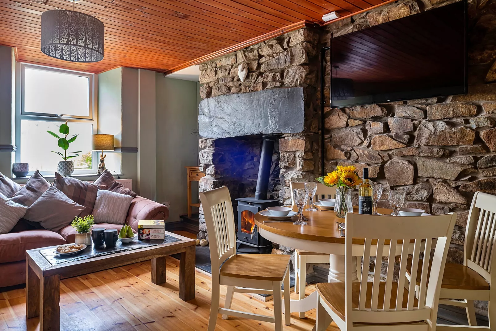 Maes Neuadd-Living room