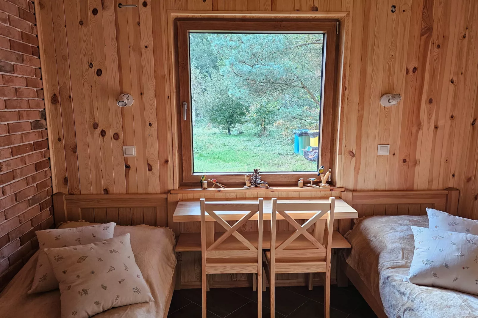 	Domek wakacyjny NIEZAPOMINAJKA dla max 4 osób Grąbczyn-Schlafzimmer