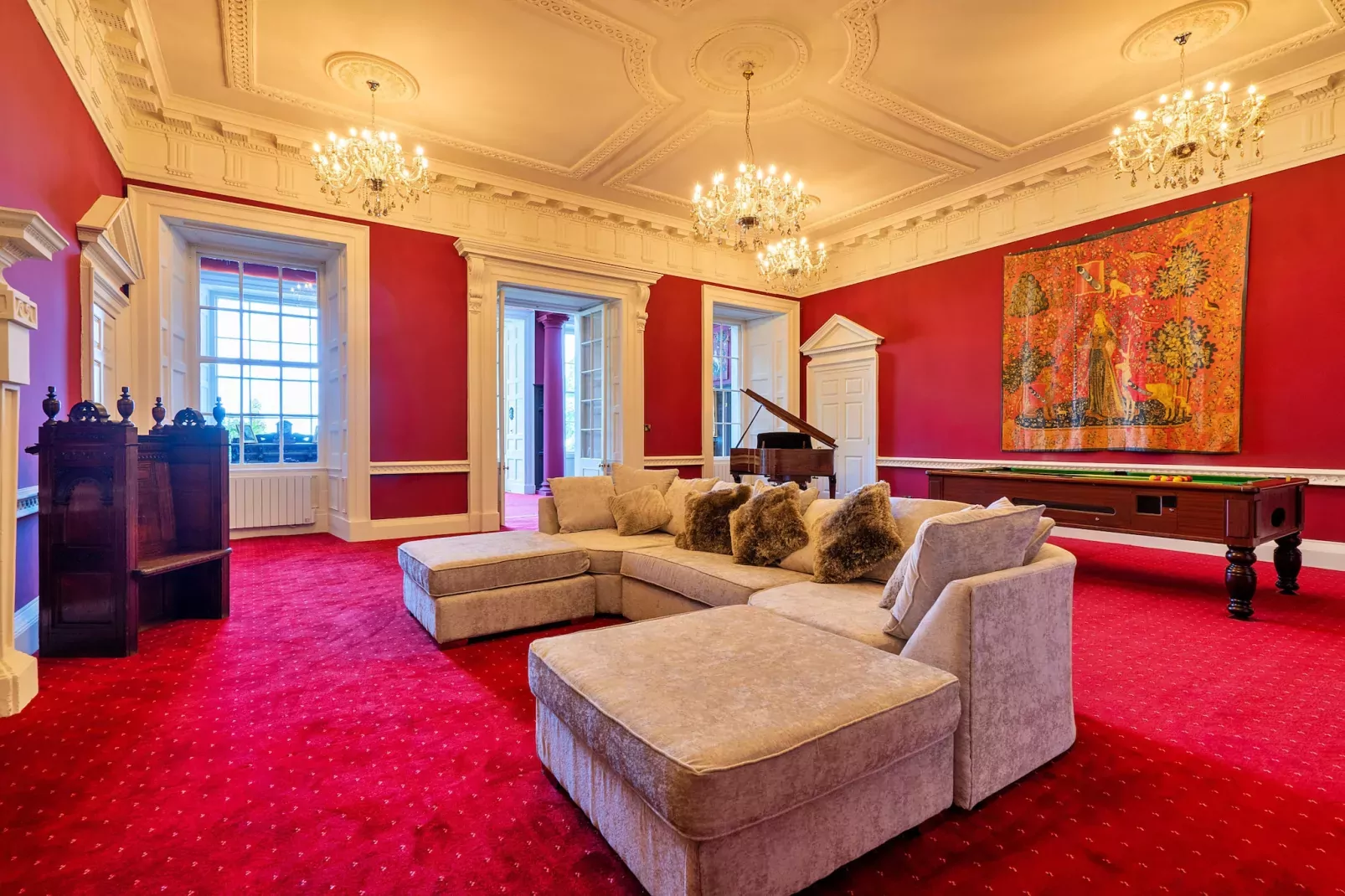Hickleton Hall-Wohnzimmer