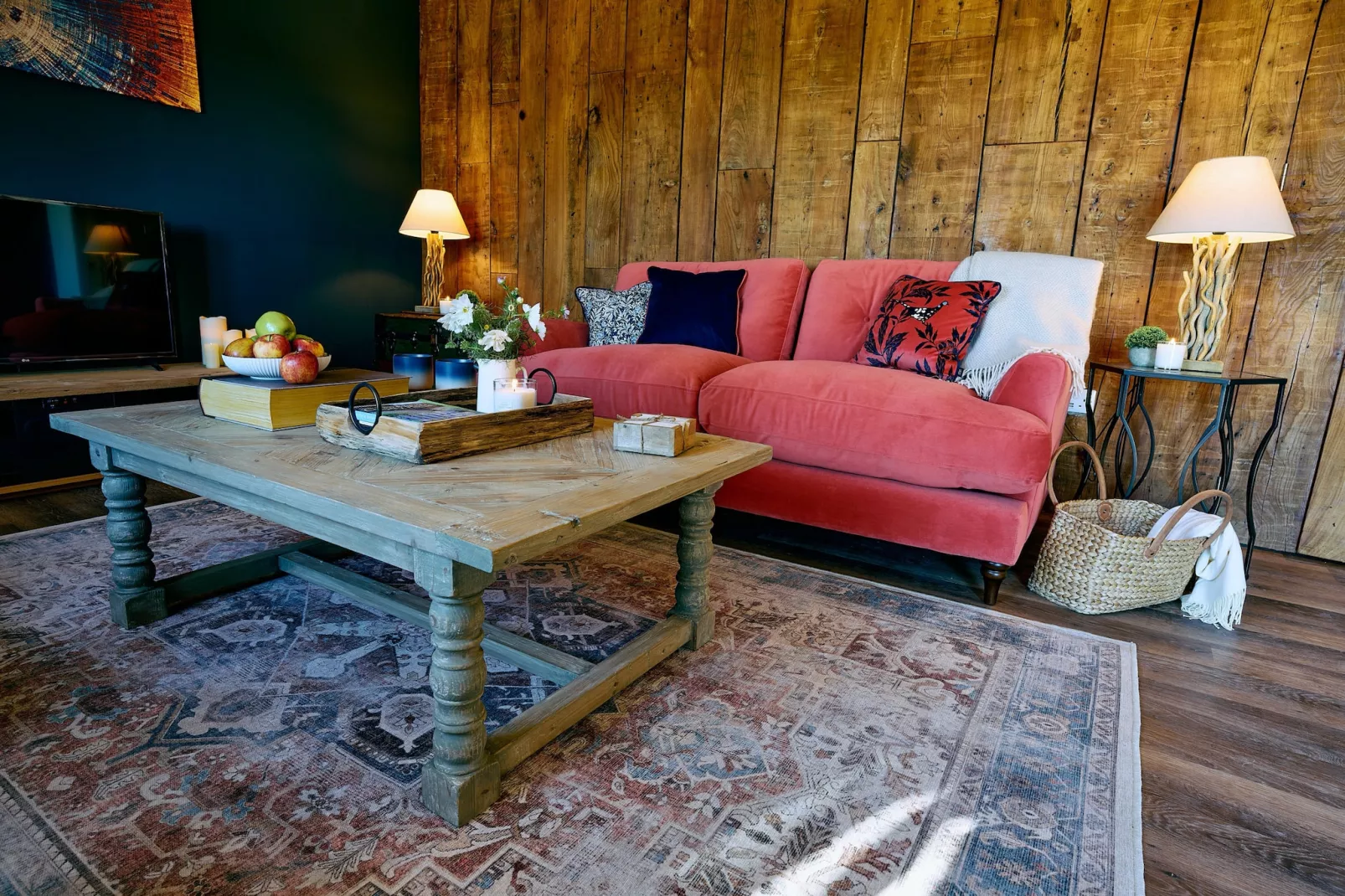 The Shooting Lodge at Mount Pleasant Barns-Living room