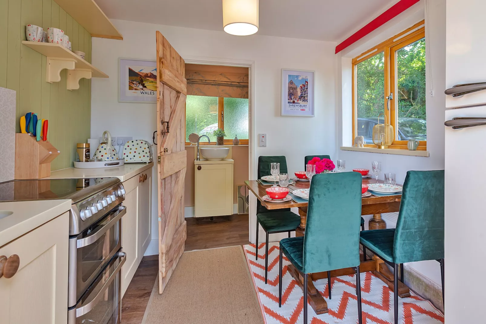 Shrawardine Train Carriage-Kitchen