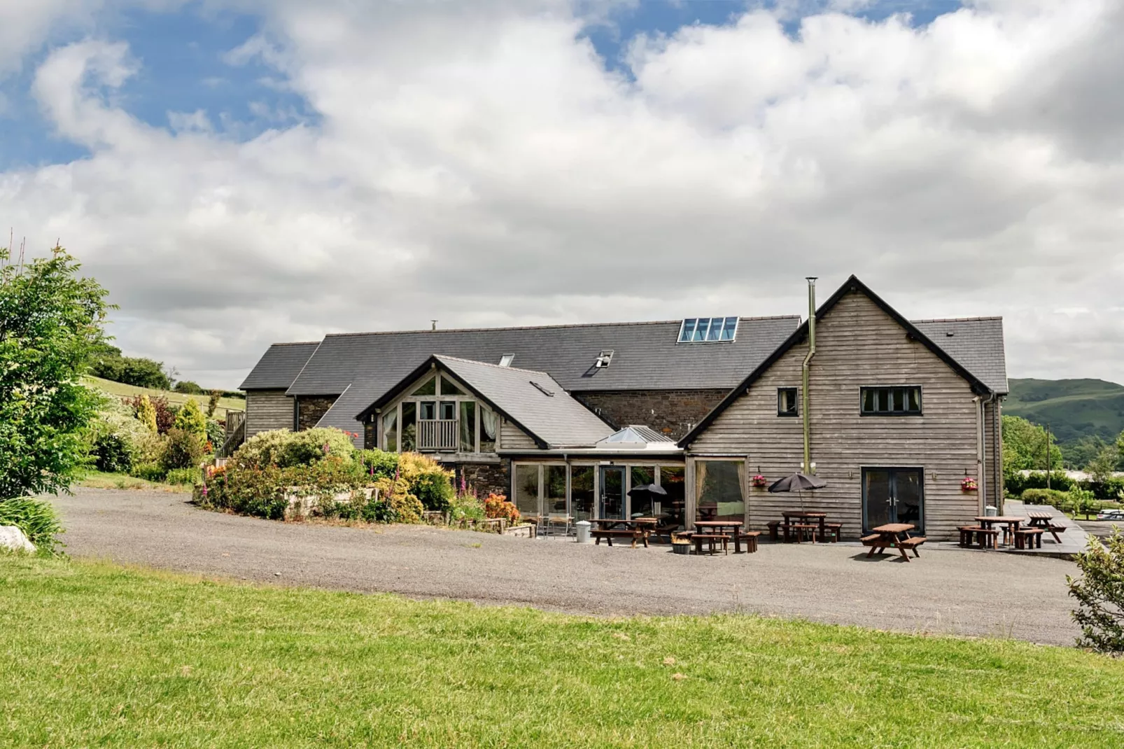 The Welsh Barn-Exterior summer