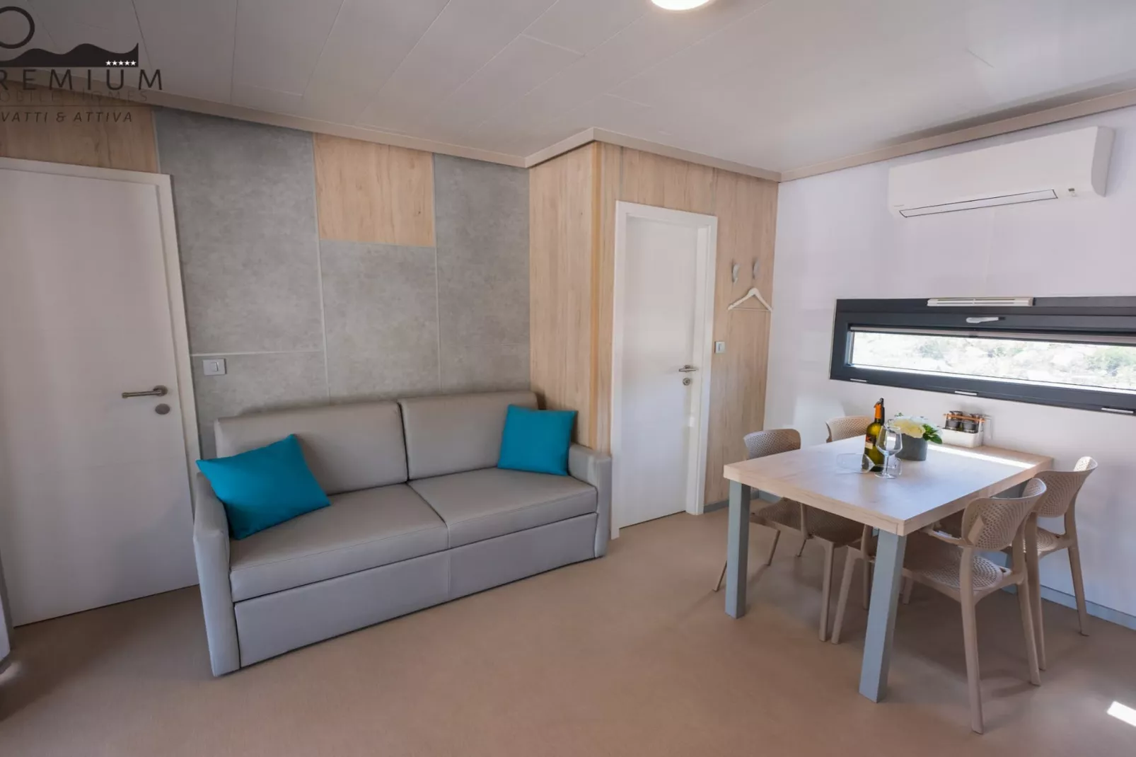 Charming Two-bedroom Mobile Homes Drage - Mobile Home with Sea View-Kitchen
