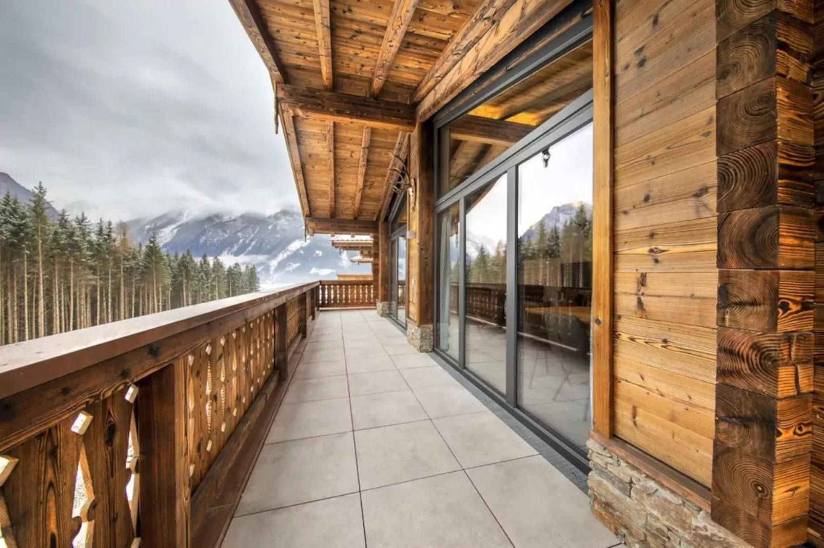 Nationalpark Chalet Keeseck-View in winter
