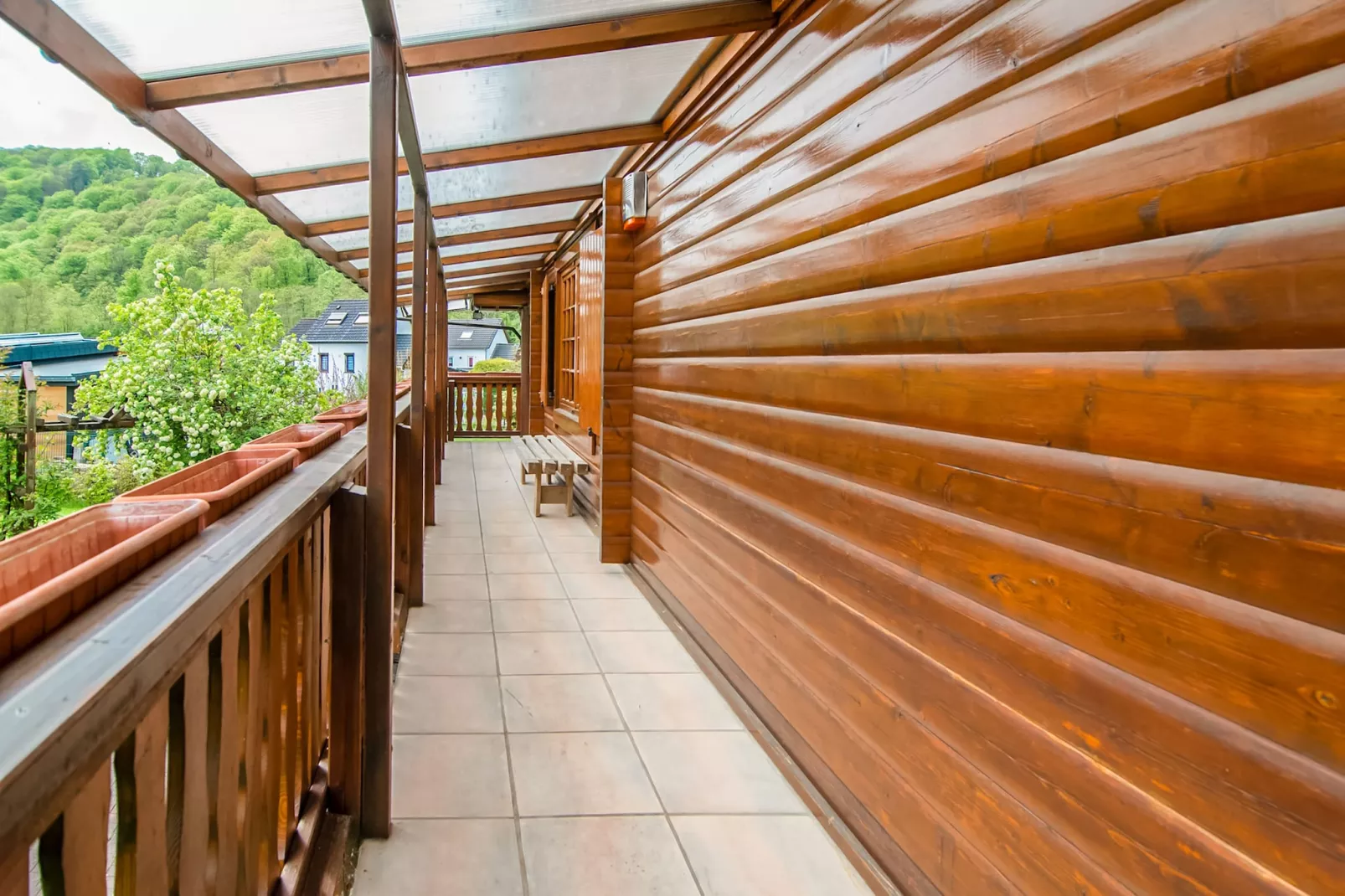 Studio voor twee Domaine Château Dieupart-Terrace balcony