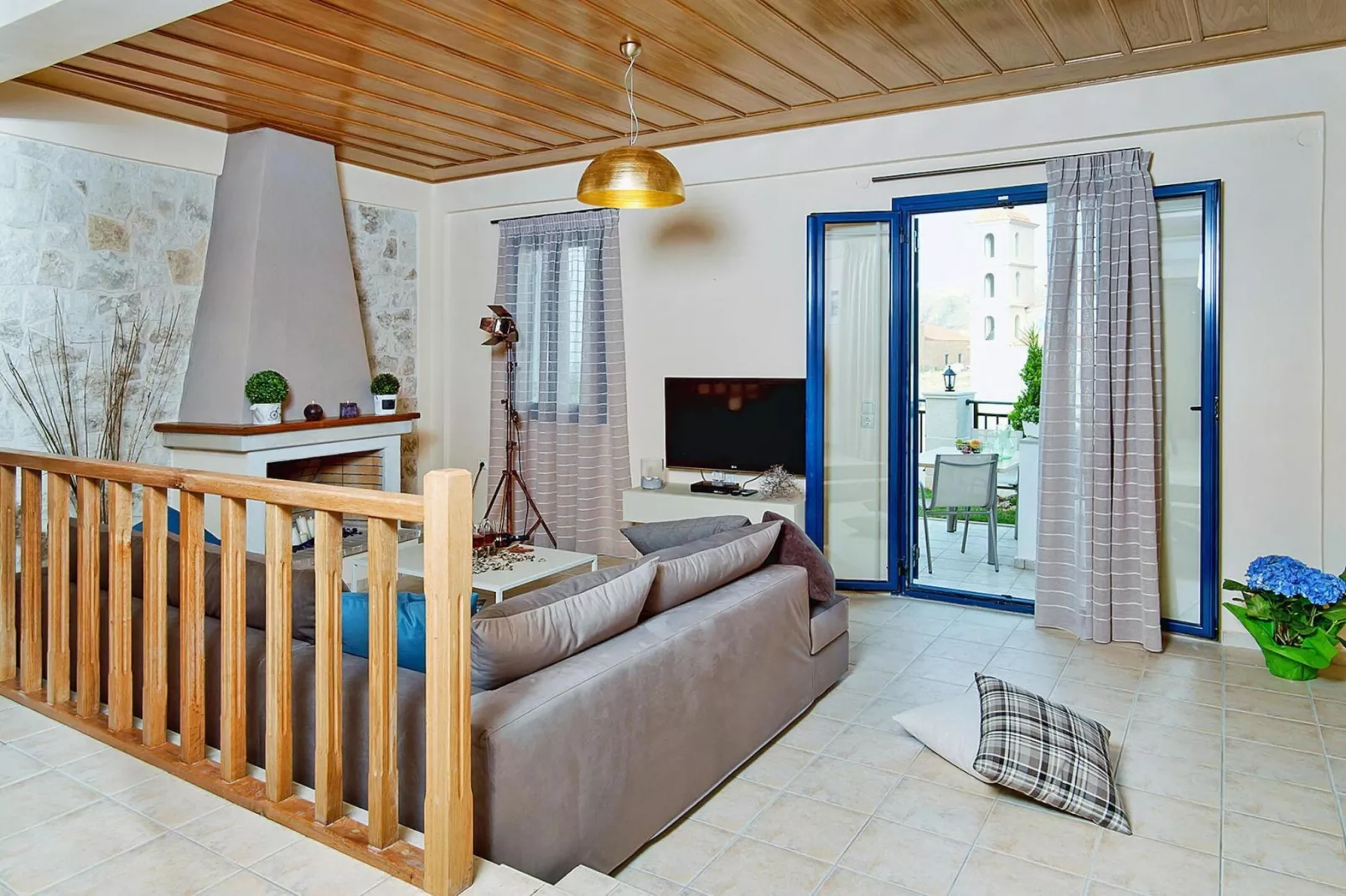 Holiday home, Panormo-Villa Ortansia or Peonia-Salon