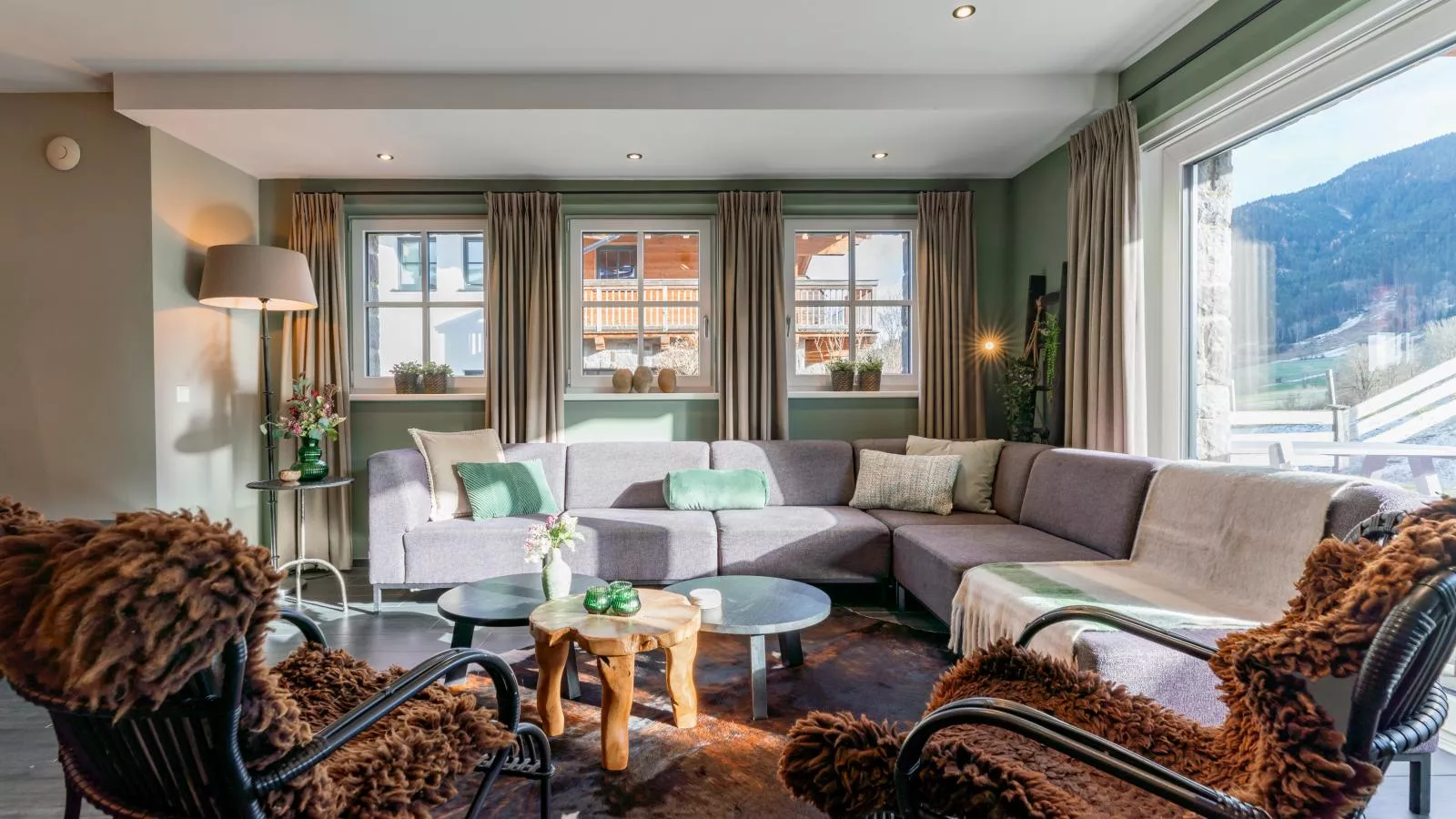 Chalet Schneelöwe L-Wohnzimmer