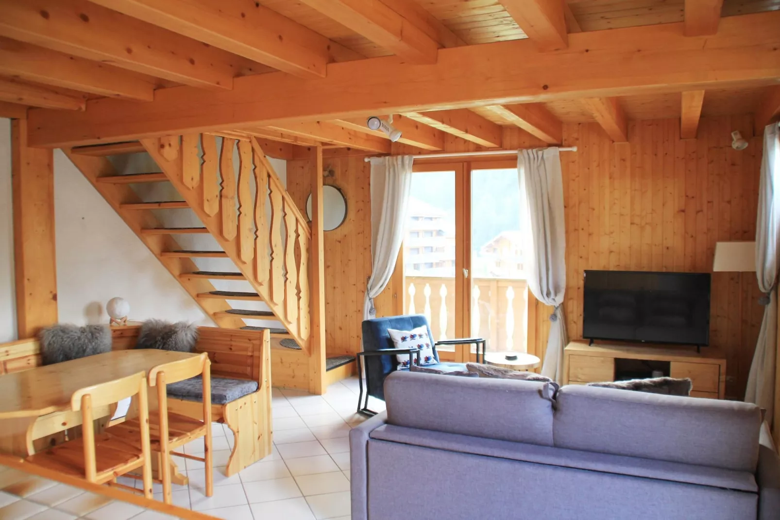 Chalet Ecureuil ECR CHARMING & NATURE 5 Pers.-Wohnzimmer