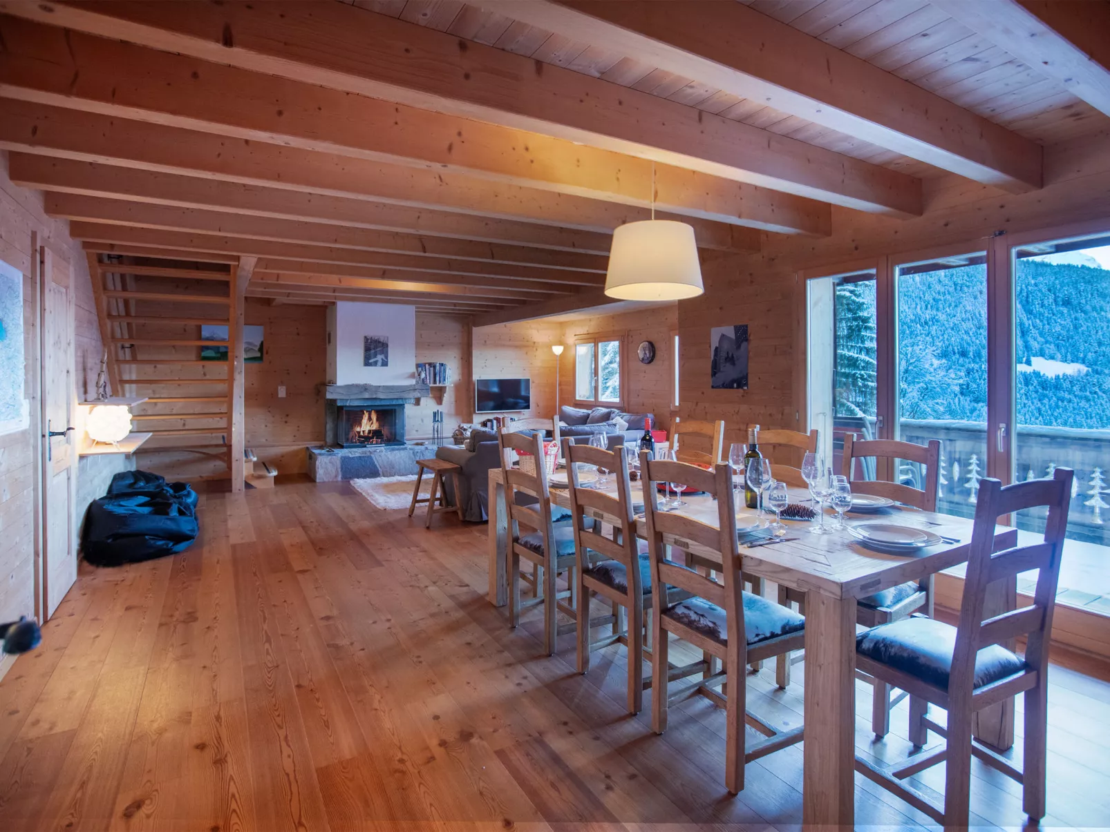 Chalet Casablanca-Drinnen