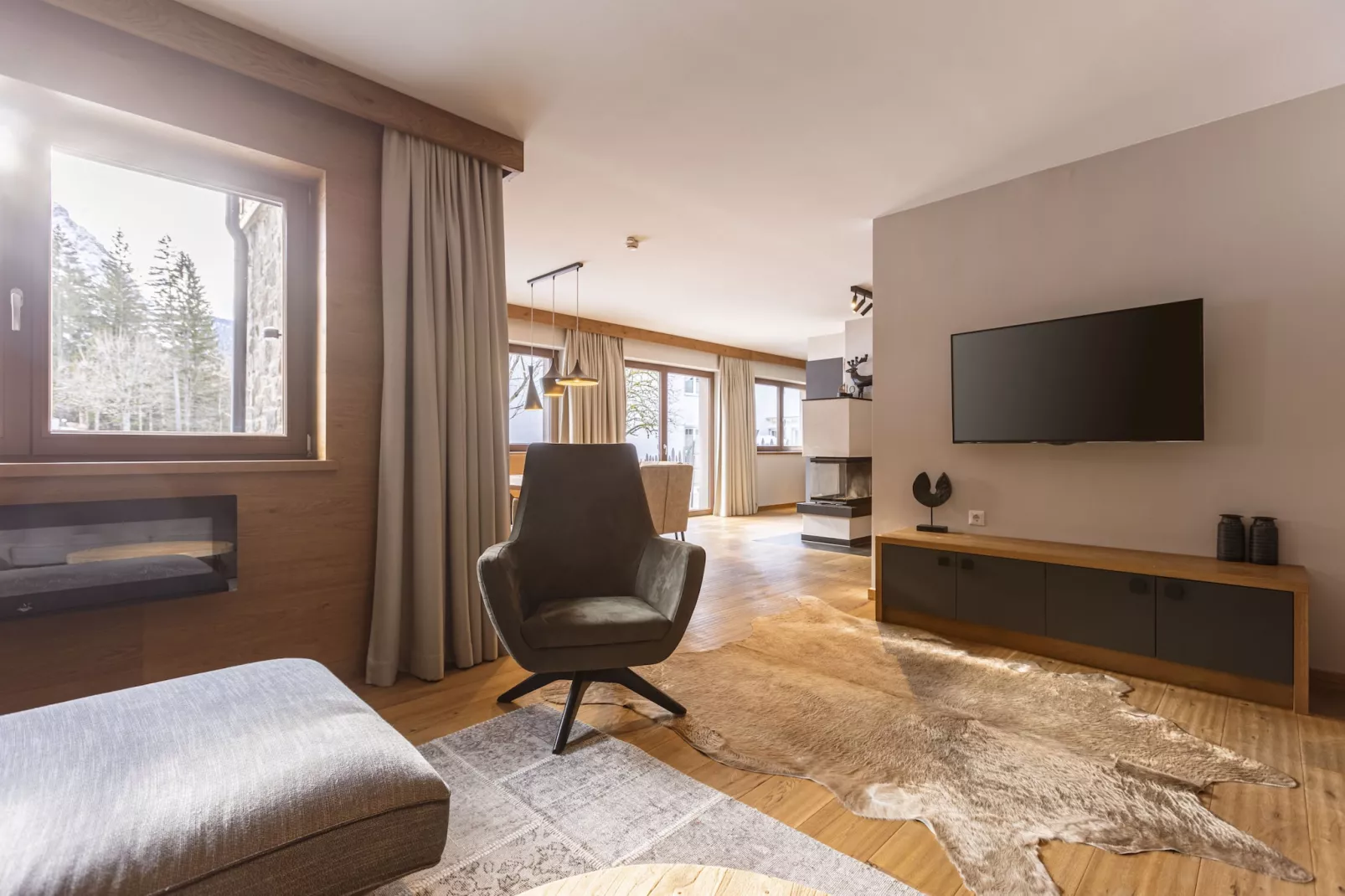 Bergresort Zugspitze Ehrwald 10-Living room