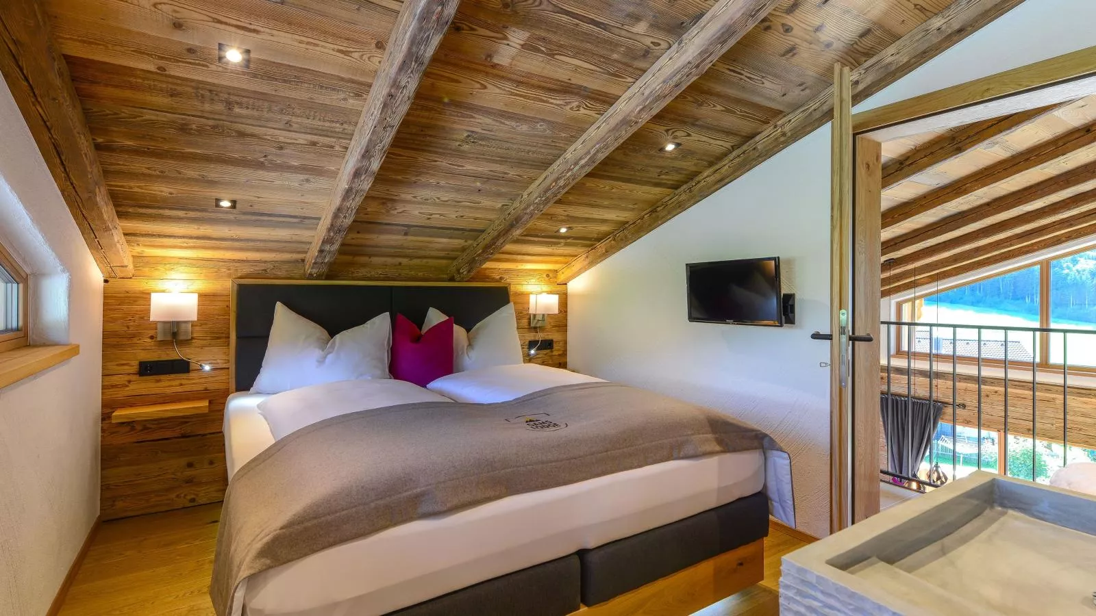Gamslodge-Schlafzimmer