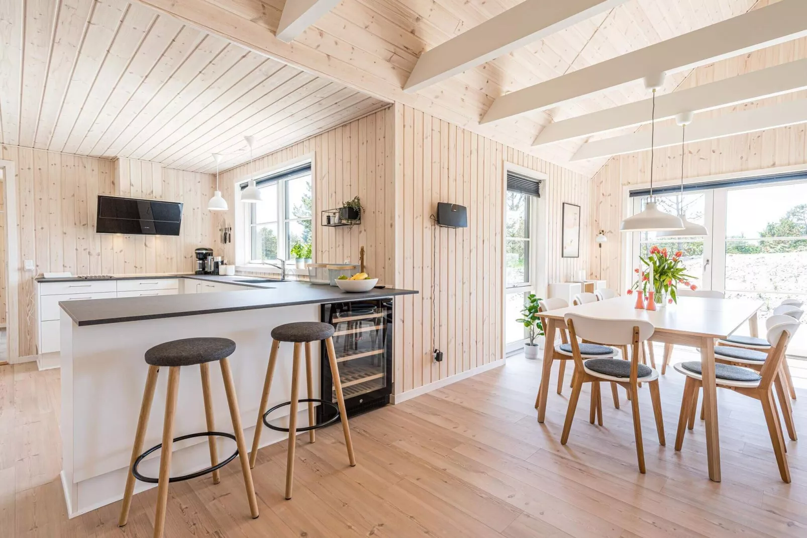 Luxurioses Strandhaus in Henne -- By Traum Ferienwohnungen-Innenbereich