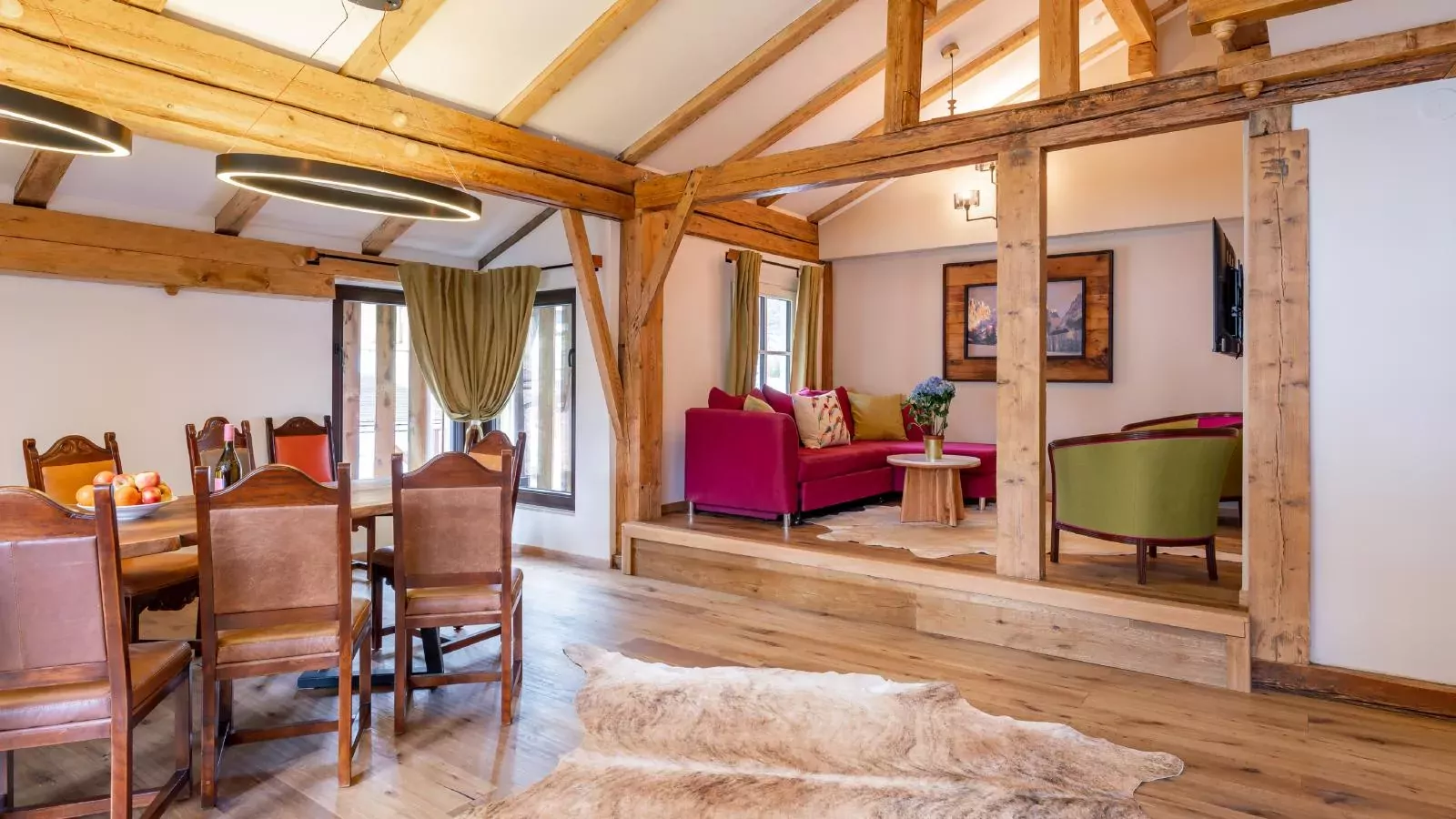 Biber Art Chalet-Living room