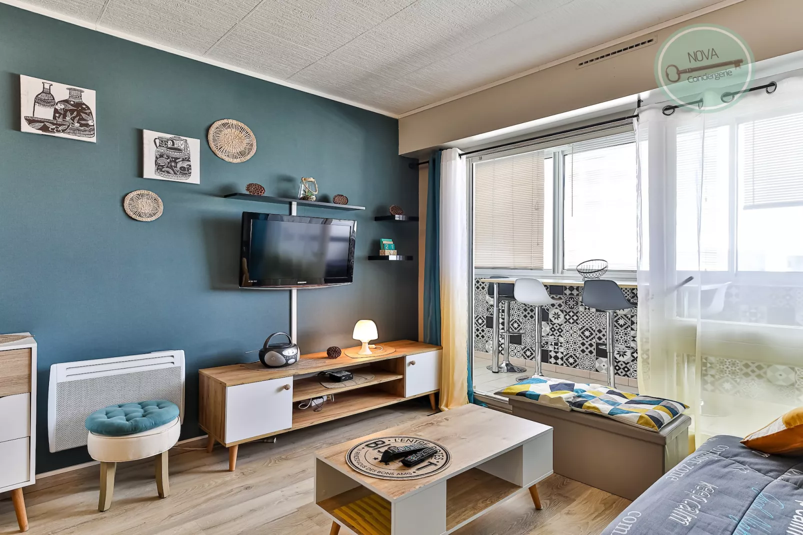 Nid douillet Le Grand Large 2 – Appartement 204-Living room