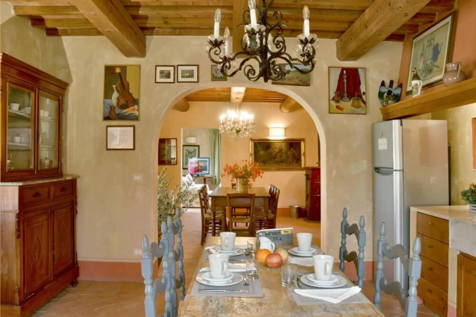Villa Il Cipresso-Salle à manger