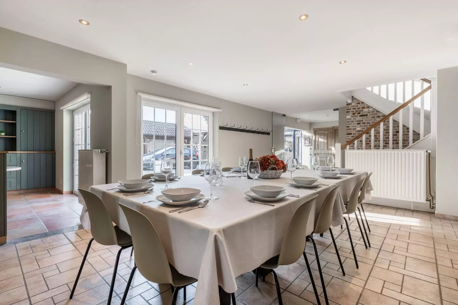 Hoeve Heiligenbron met tweepersoonsstudio-Salle à manger