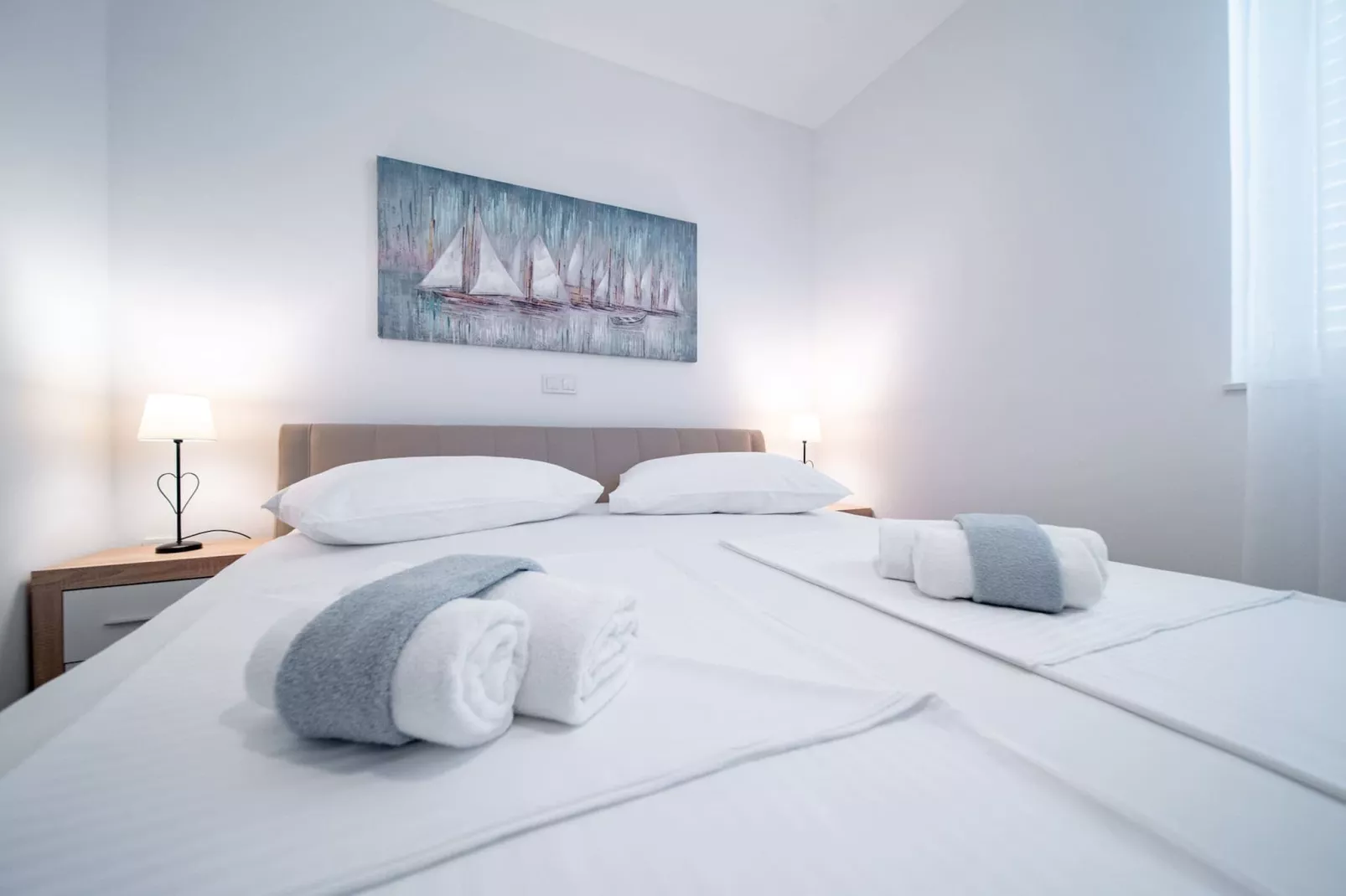 Villa Guliva - Apartment Blue Sea with Sea View-Chambre