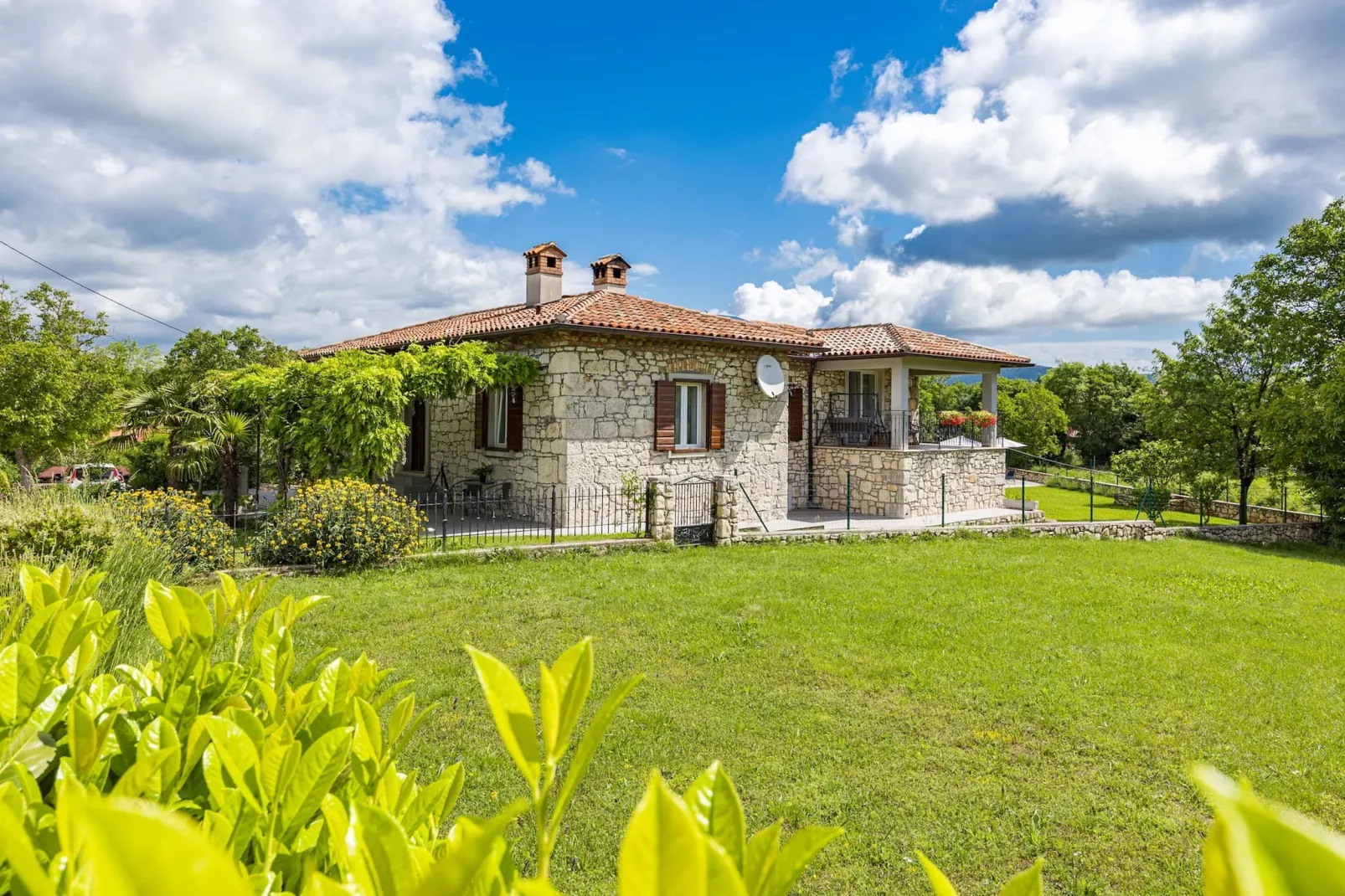 Villa Katarina - Old Stone House with Private Pool-Exterior summer