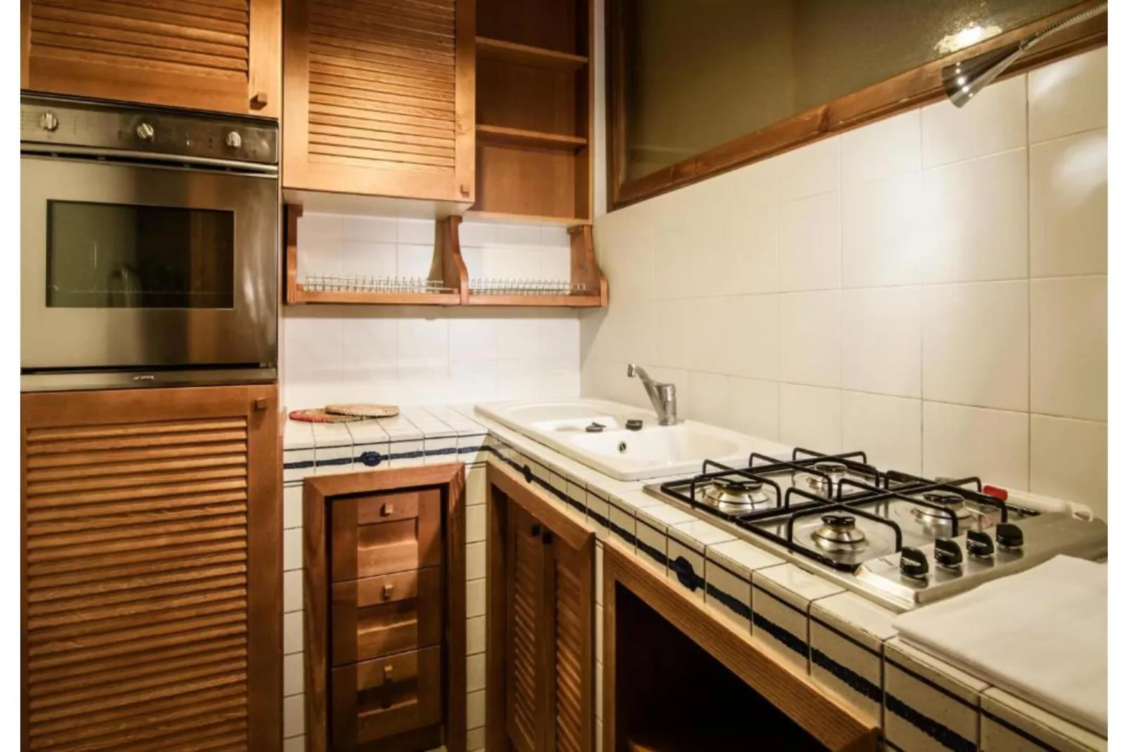 ROCCAMARE RESORT 1-Zi-App Studio Deluxe BK/TE 28 qm-Kitchen
