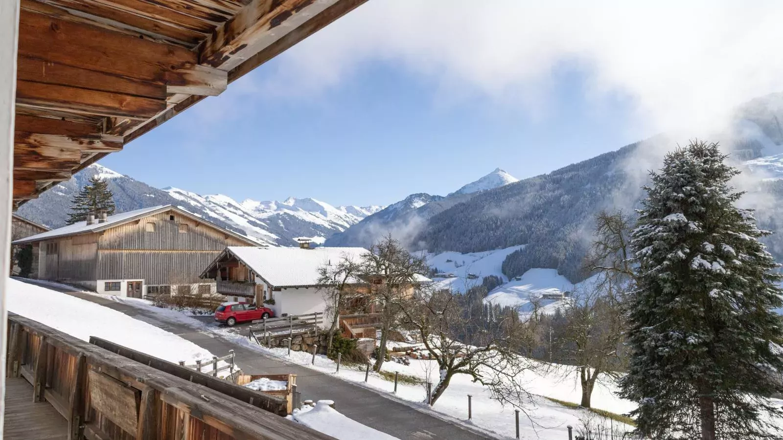 Tirola Chalet Alpbach-Vue d'hiver