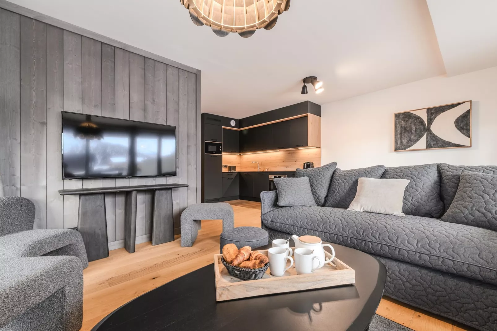 Résidence PLAN PEISEY Le Quartz -A50S-Living room