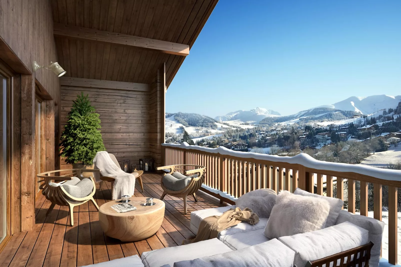 MEGEVE L’Eclat des Vériaz-A24S-Terrace balcony