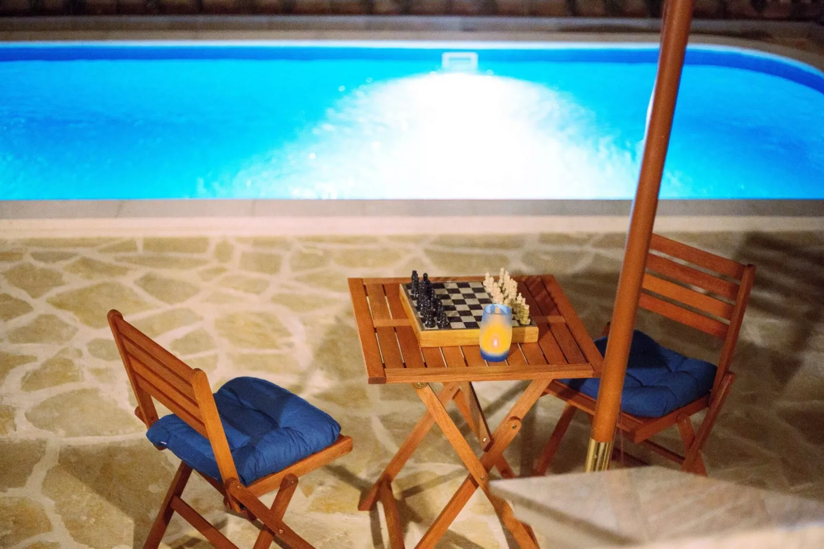 Apartments Nikol - one bedroom apartment A5-Schwimmbad