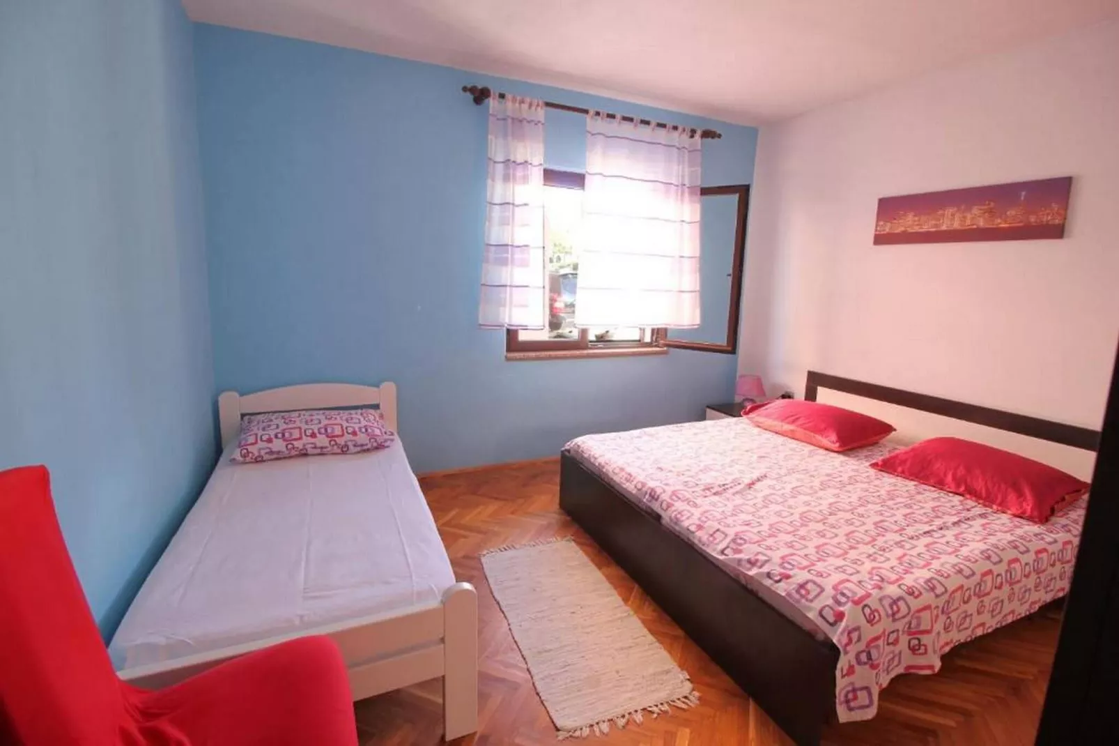 Apartments Dubravica - two bedroom apartment-Schlafzimmer
