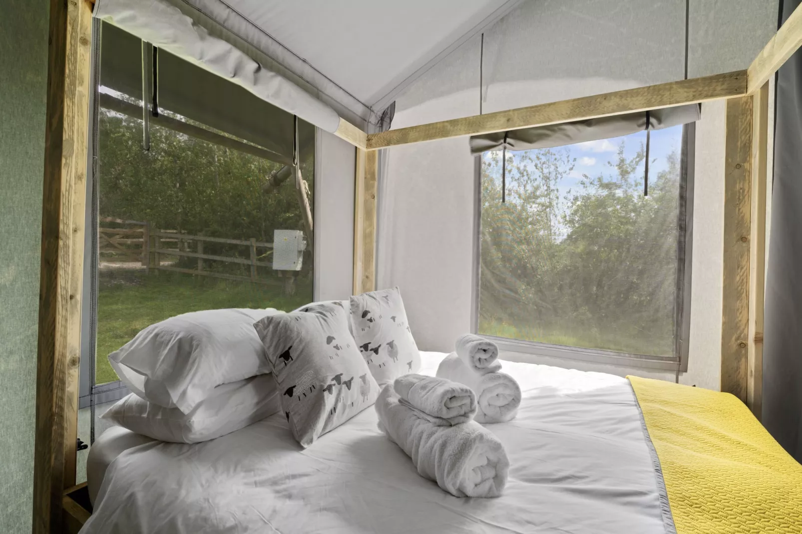 The Herdwick Safari Tent-Bedroom