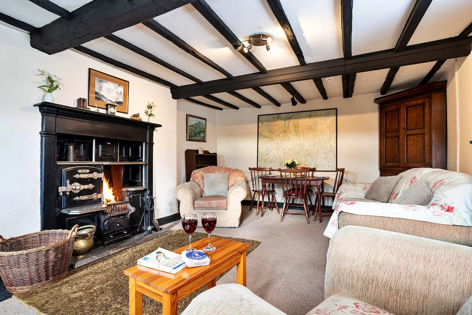 No.2 Town Head Cottages-Living room