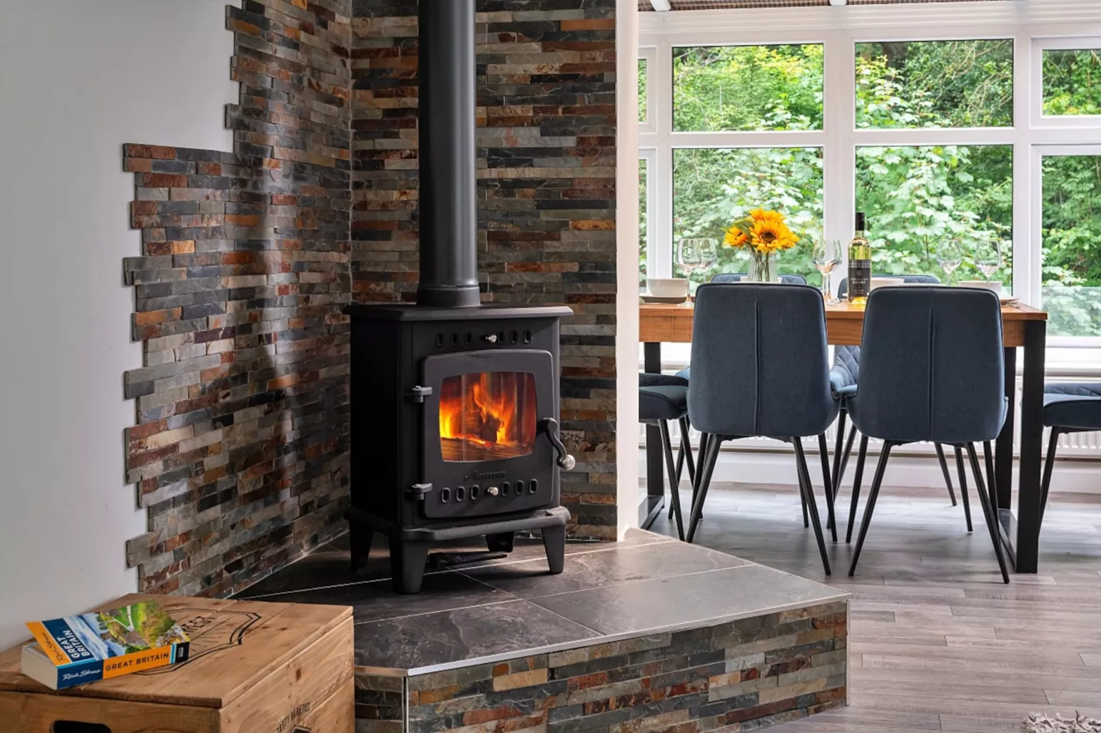 Nant Cottage-Living room