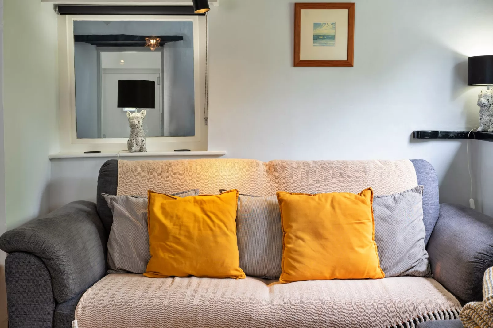 Porth Cottage-Living room