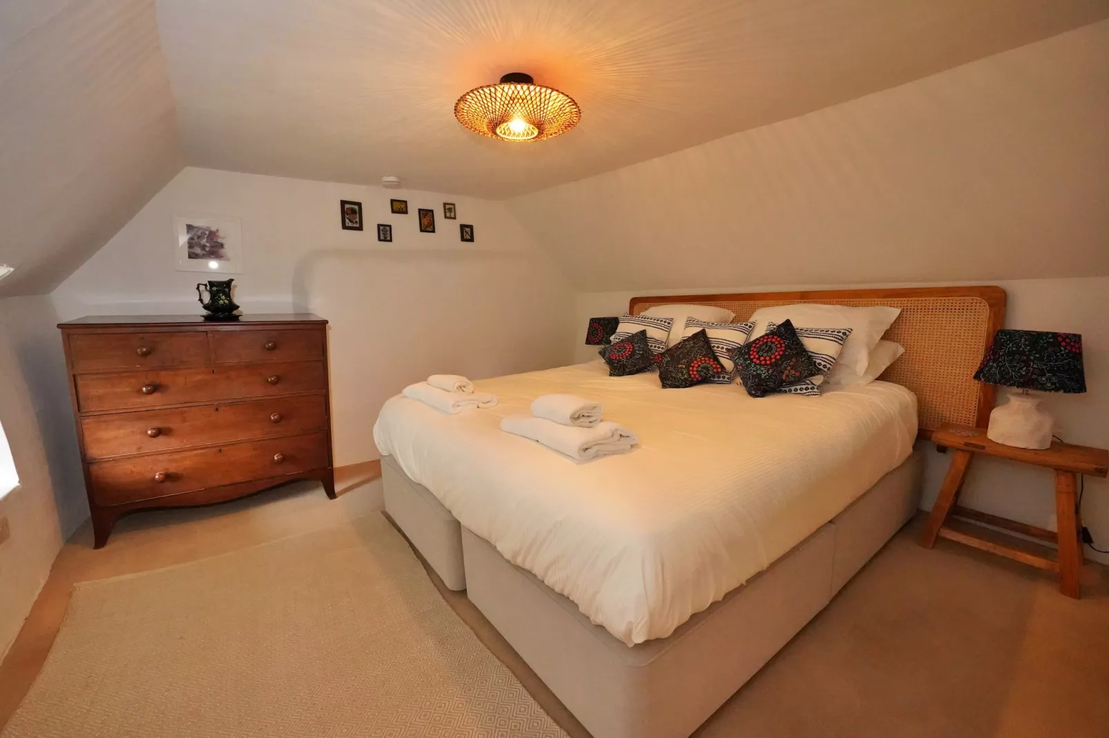 Old Lanvean Cottage-Bedroom