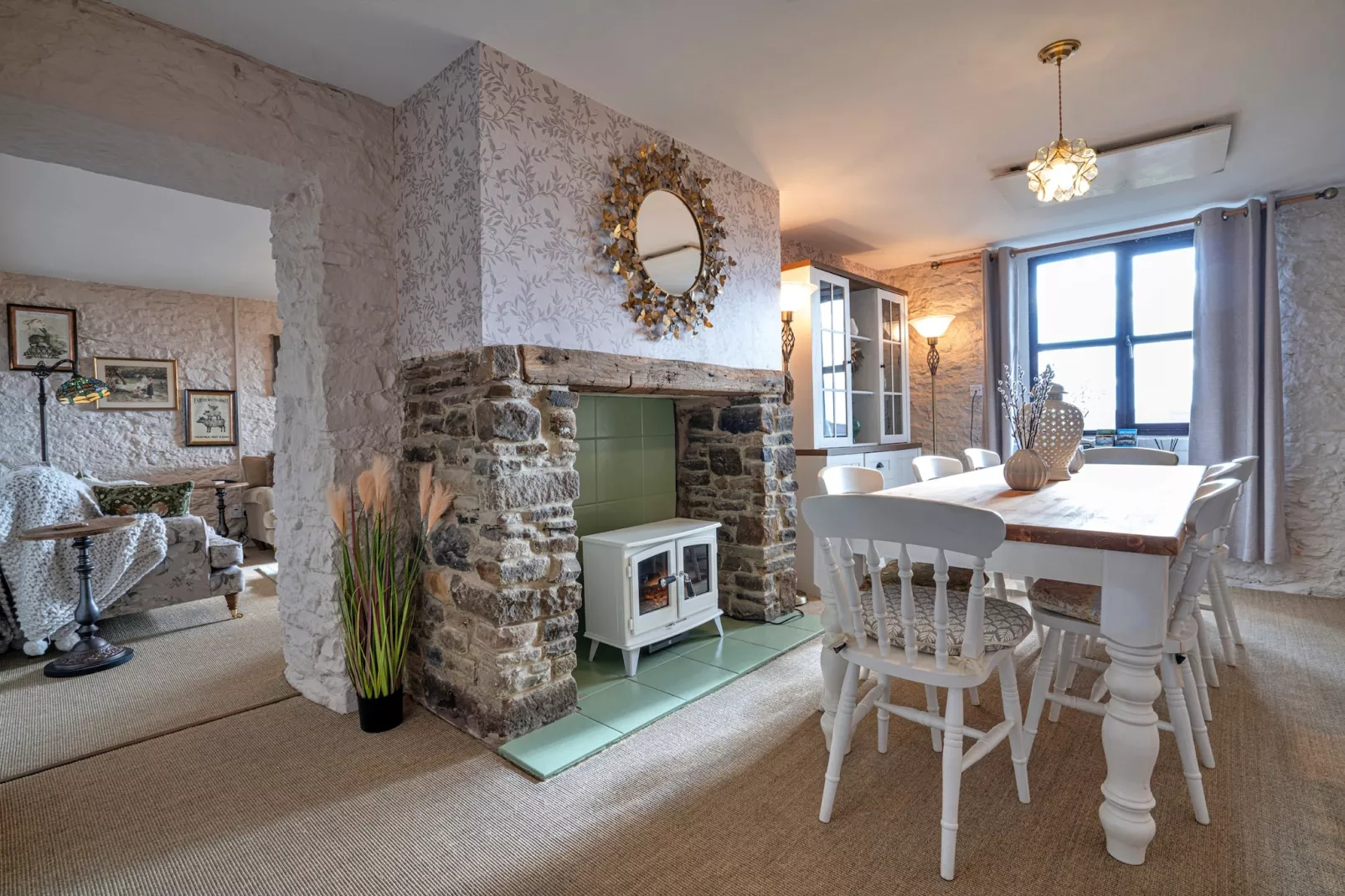 Blackclough Farmhouse at Blackclough Farm-Dining room