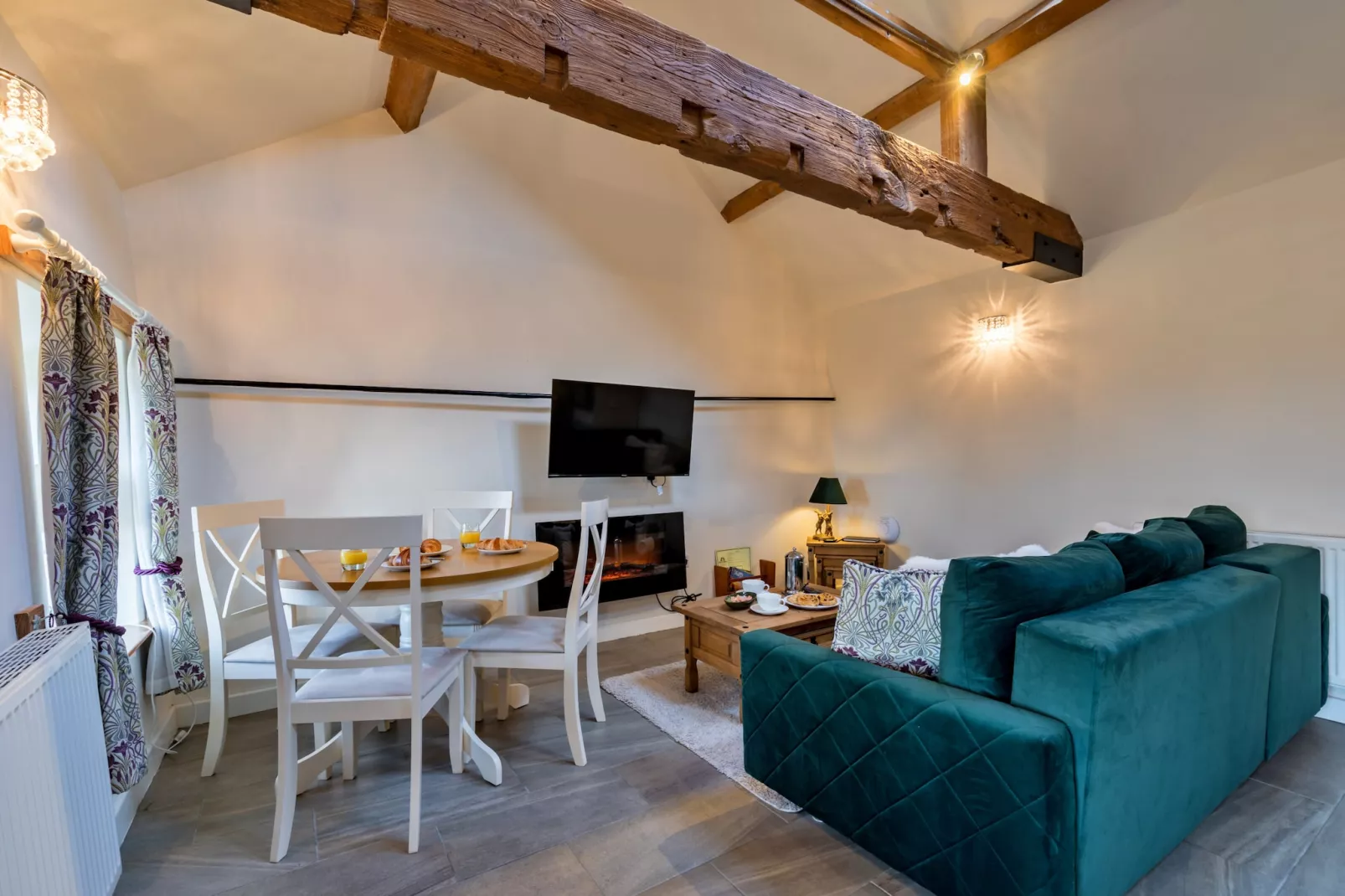 The Stables at Brambles Farm-Living room