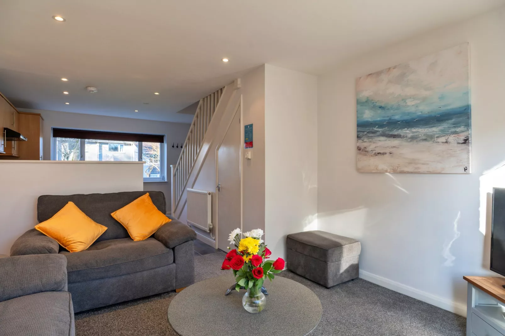 Carworgie Cottage-Living room
