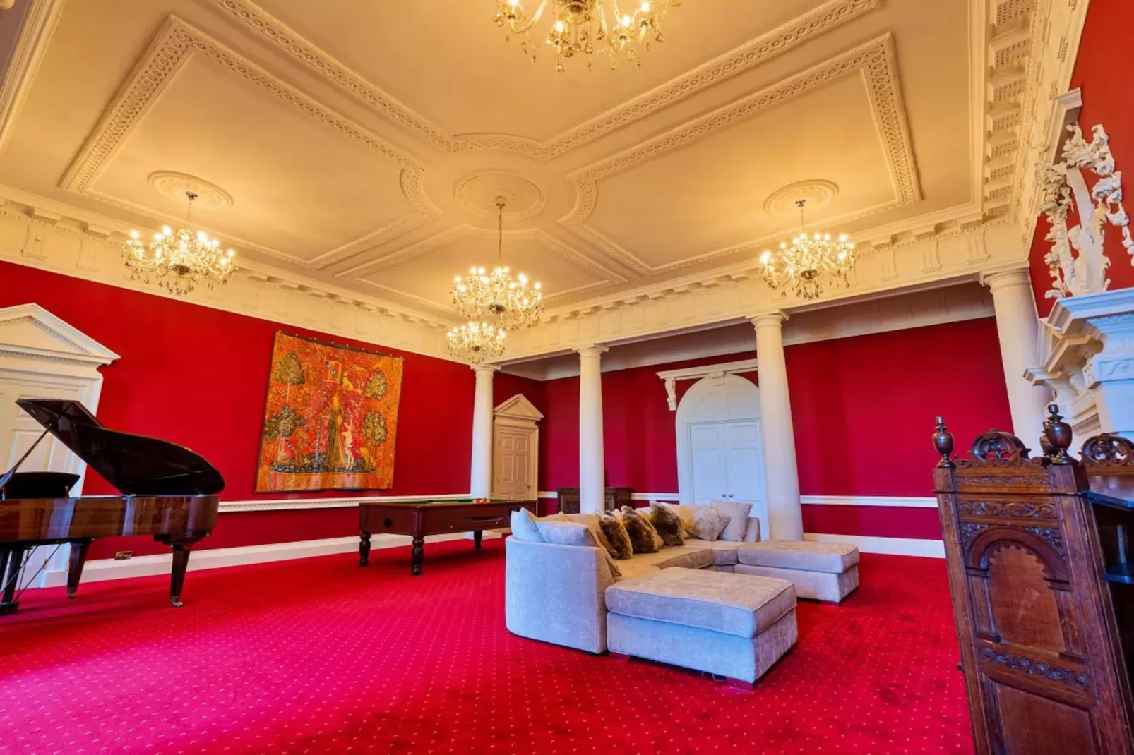 Hickleton Hall-Wohnzimmer
