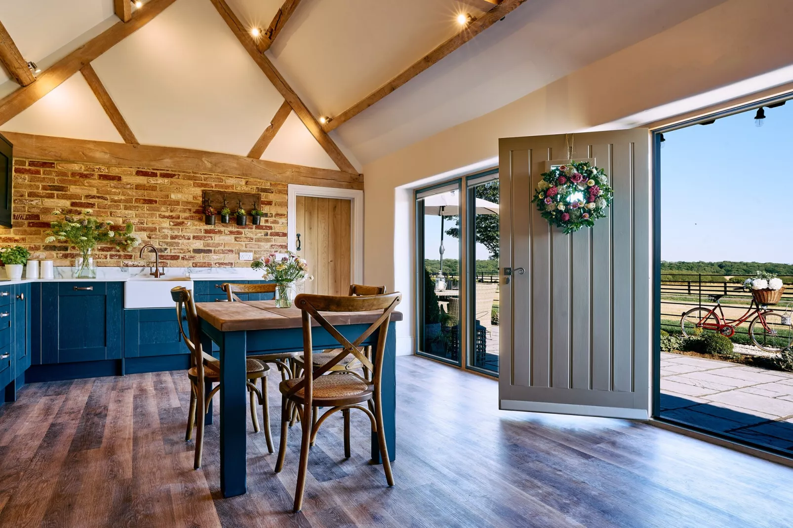 The Shooting Lodge at Mount Pleasant Barns-Dining room