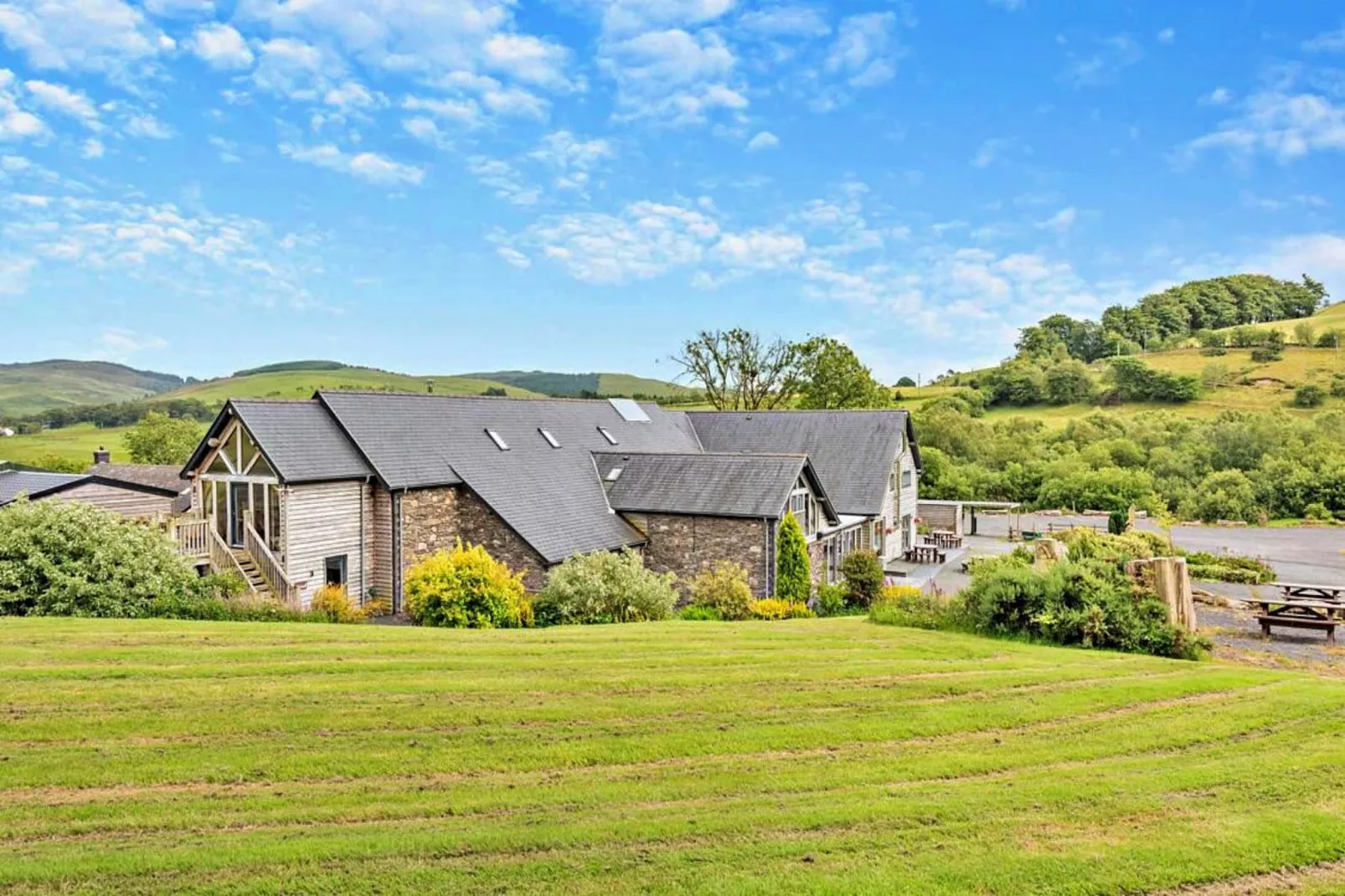 The Welsh Barn-Exterior summer