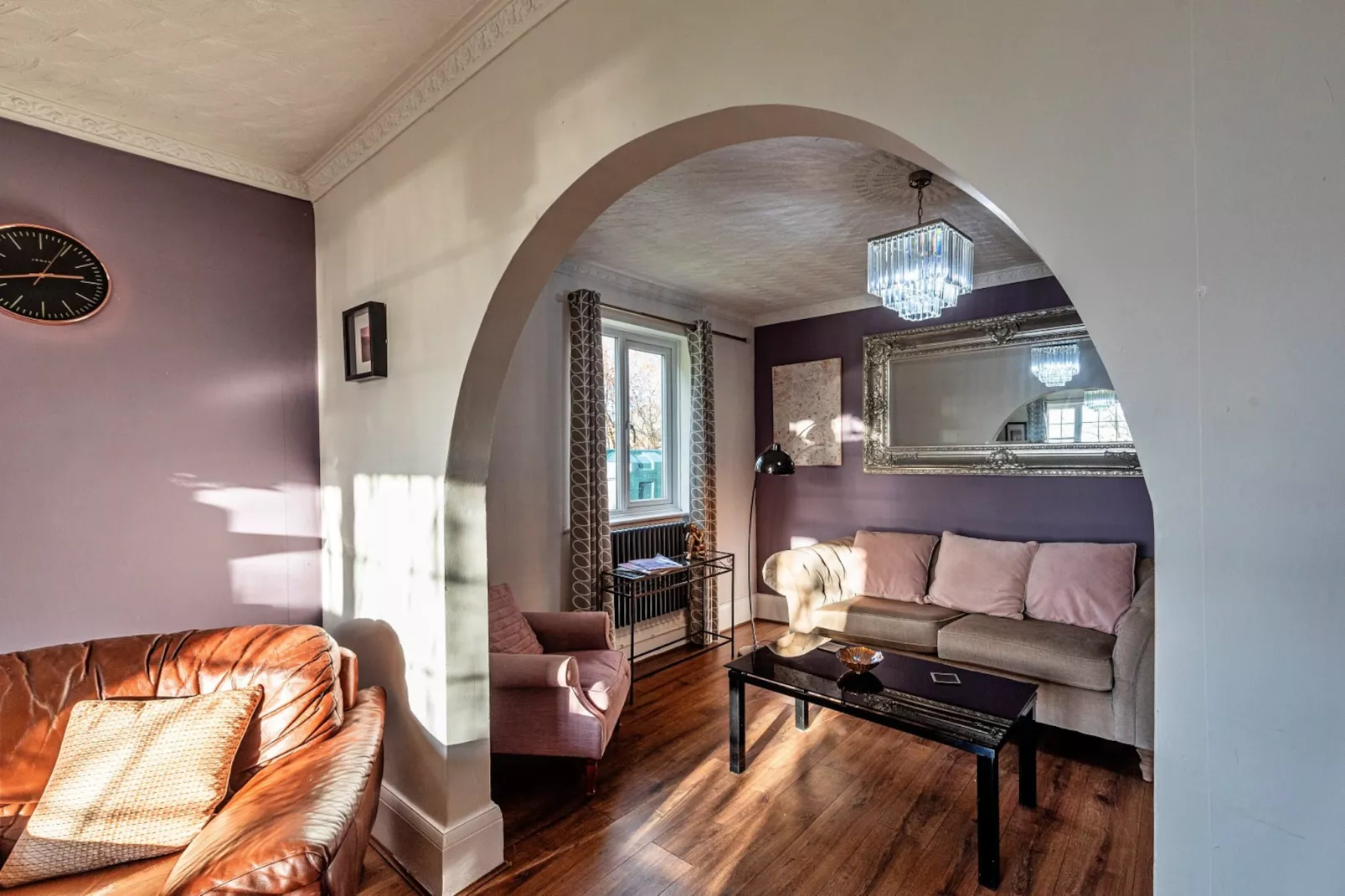 Ty Gwyn Hideaway-Living room
