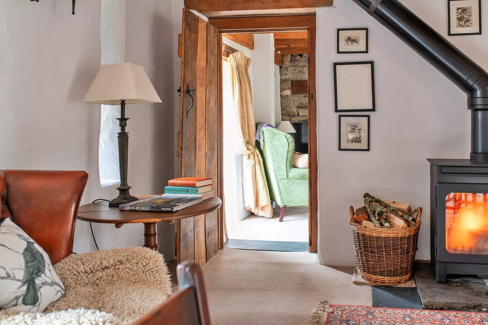 The Barn at Tyddyn-y- Felin-Living room