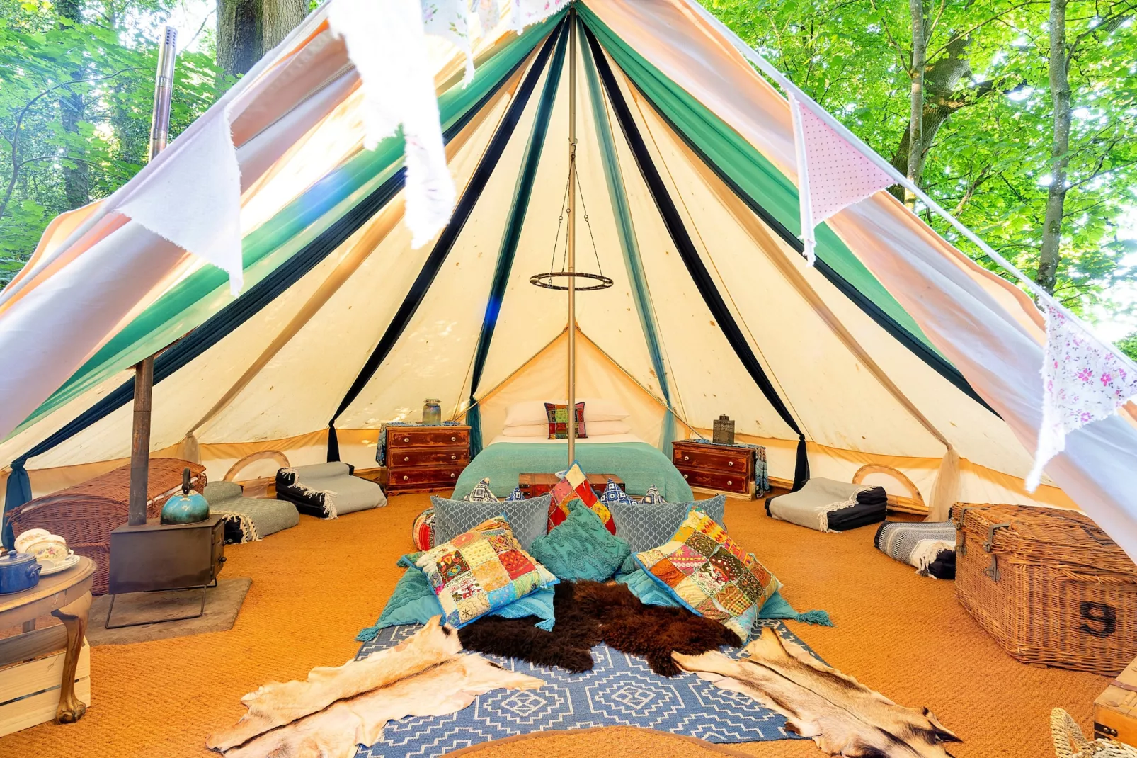 Moroccan Bell Tent-Schlafzimmer