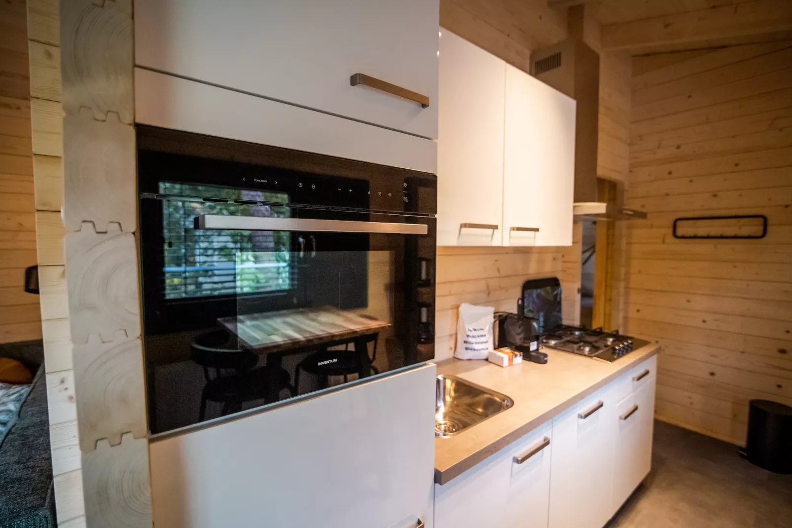 4-persoons wellness lodge-Kitchen
