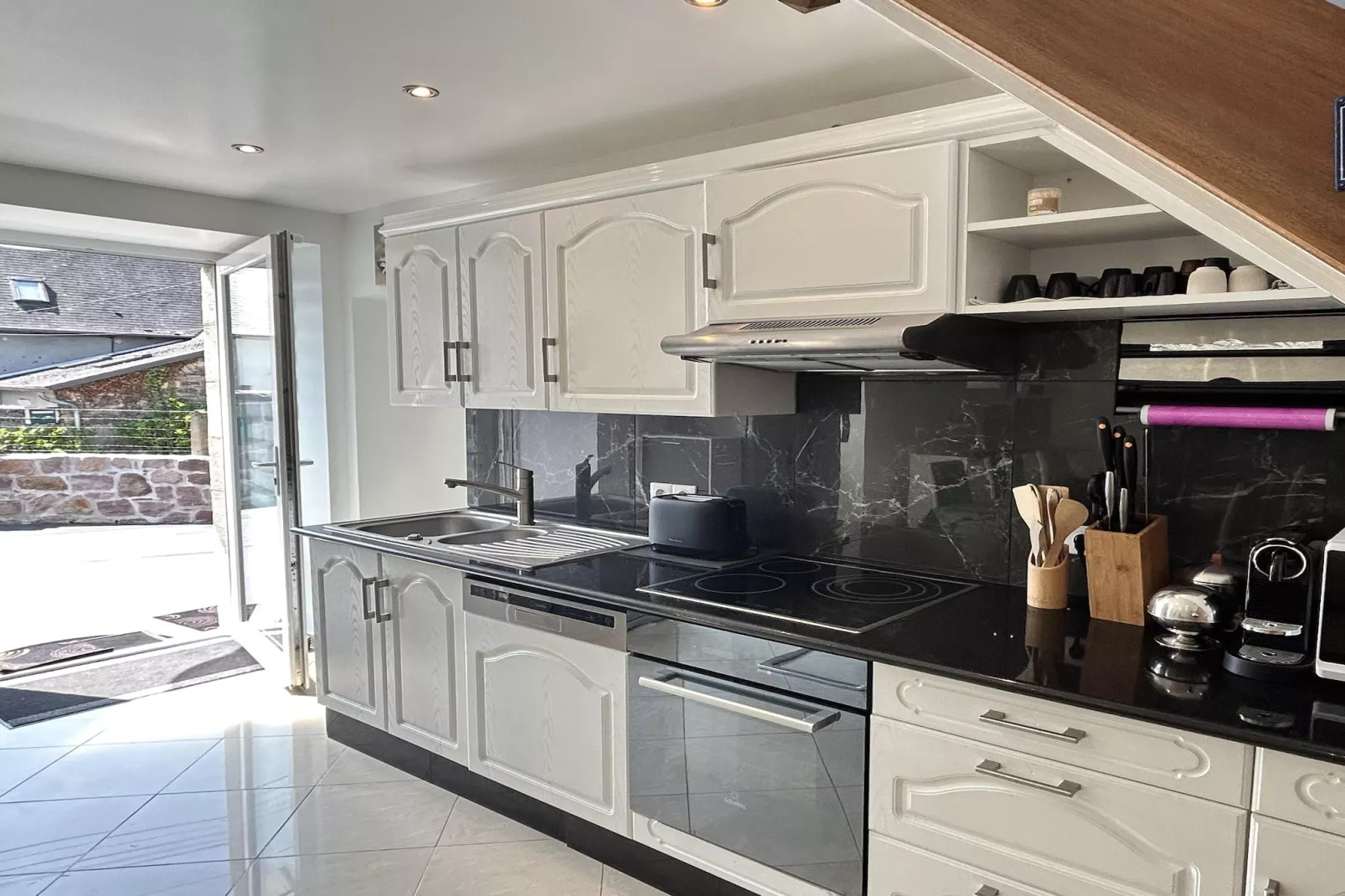 Maison avec terrasse sud et jardin clos Paimpol-Kitchen